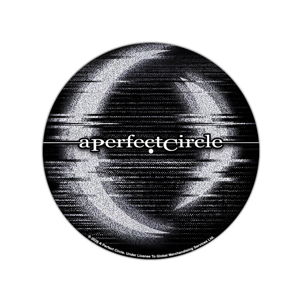 A PERFECT CIRCLE ‘STARLESS’ 7" (Exclusive – Limited to 1000, Transparent Black Ice w/ White Splatter & B-Side Etching Vinyl) + EXCLUSIVE "STATIC" T-SHIRT & SLIPMAT - Image 6