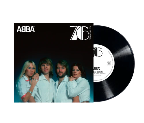 ABBA 'DANCING QUEEN' 10" SINGLE (50th Anniversary, Black Vinyl)