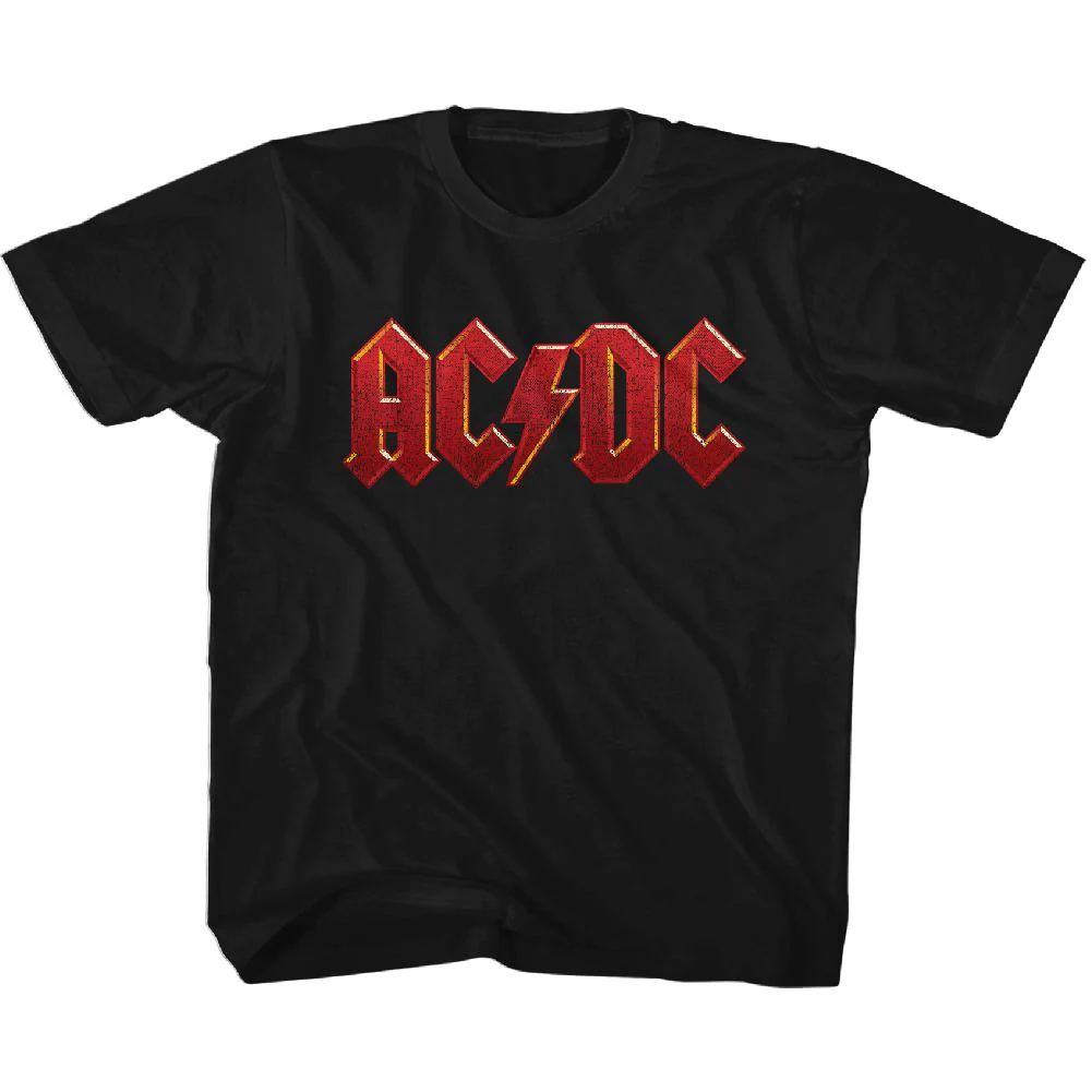 AC/DC - DISTRESSED RED YOUTH SHIRT