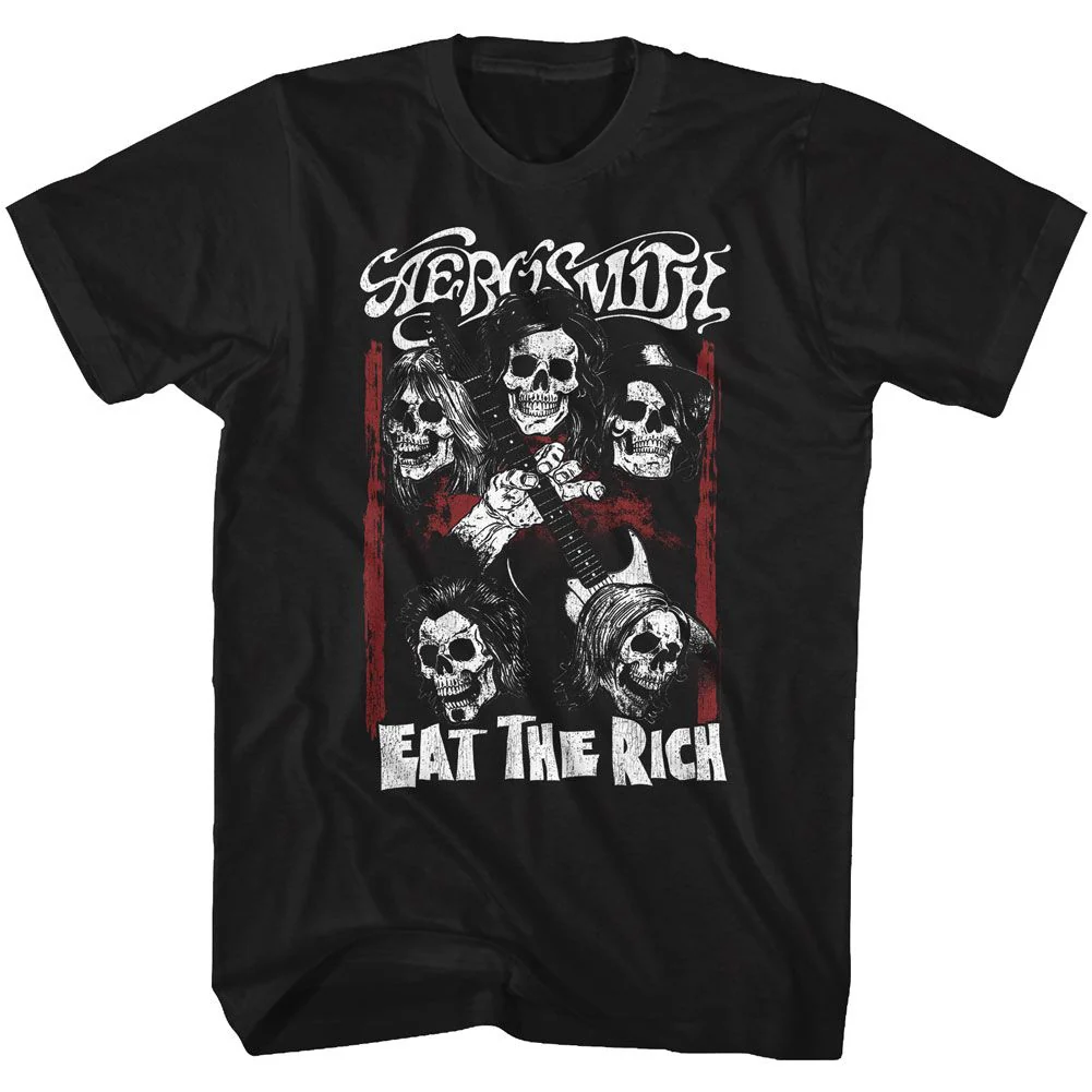 AEROSMITH - EAT THE RICH SKULL SHIRT
