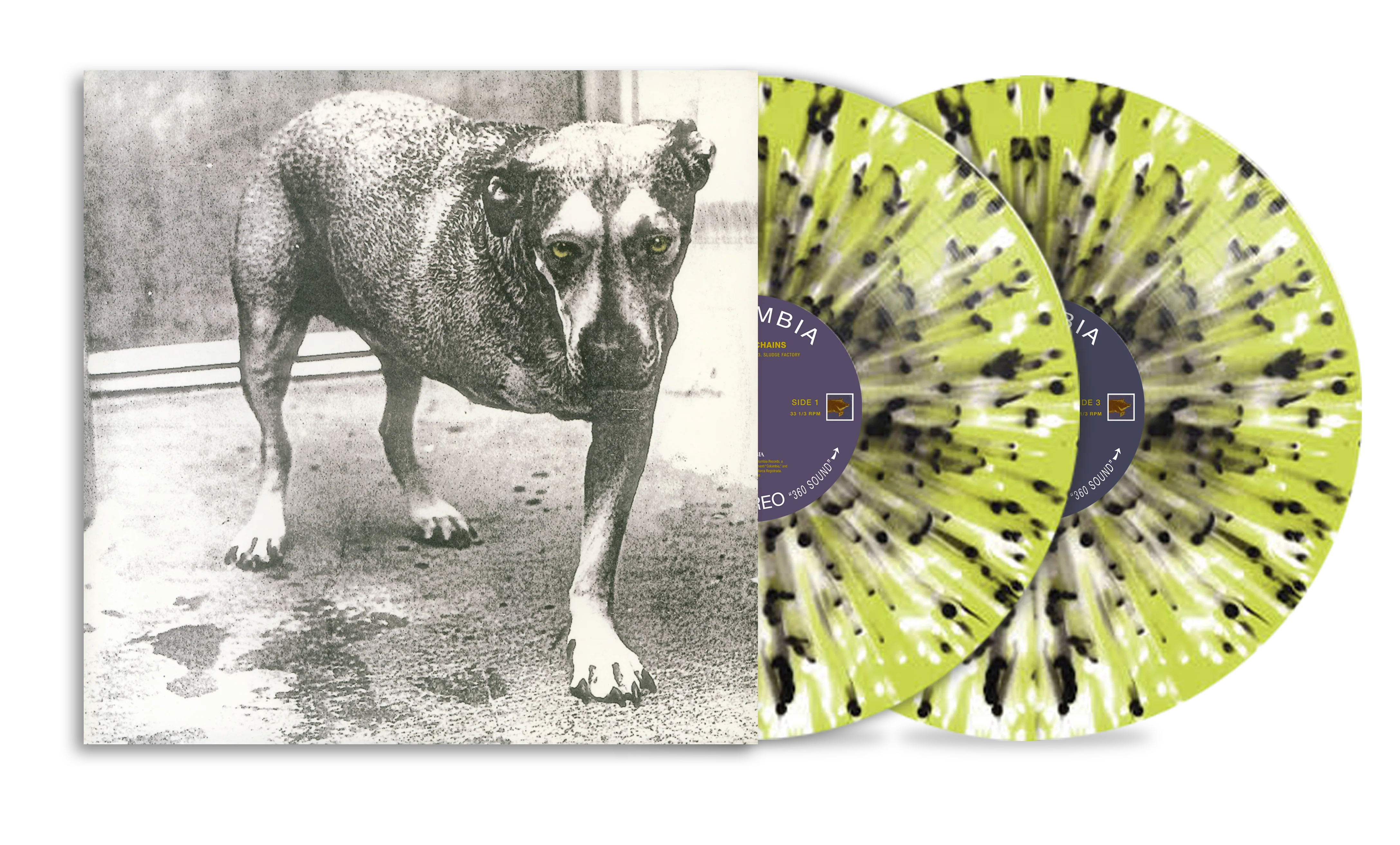 ALICE IN CHAINS 'ALICE IN CHAINS' 30TH ANNIVERSARY 2LP (Exclusive ' Translucent Highlighter Yellow w/ Black & White Splatter Vinyl)