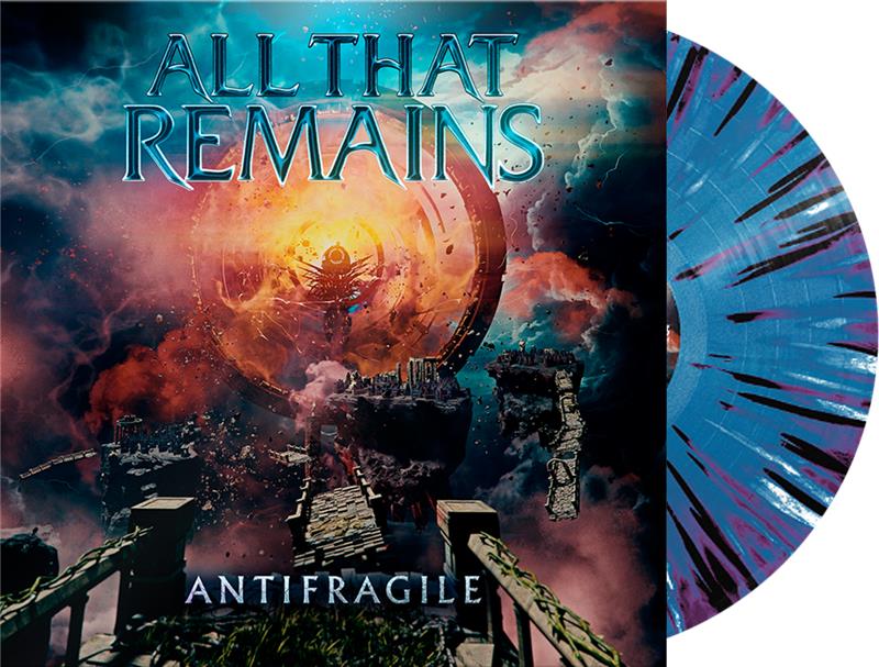 ALL THAT REMAINS'ANTIFRAGILE' LP - EXCLUSIVE - LTD. 200 - CYAN/PURPLE/BLACK/WHITE/HEAVY SPLATTER