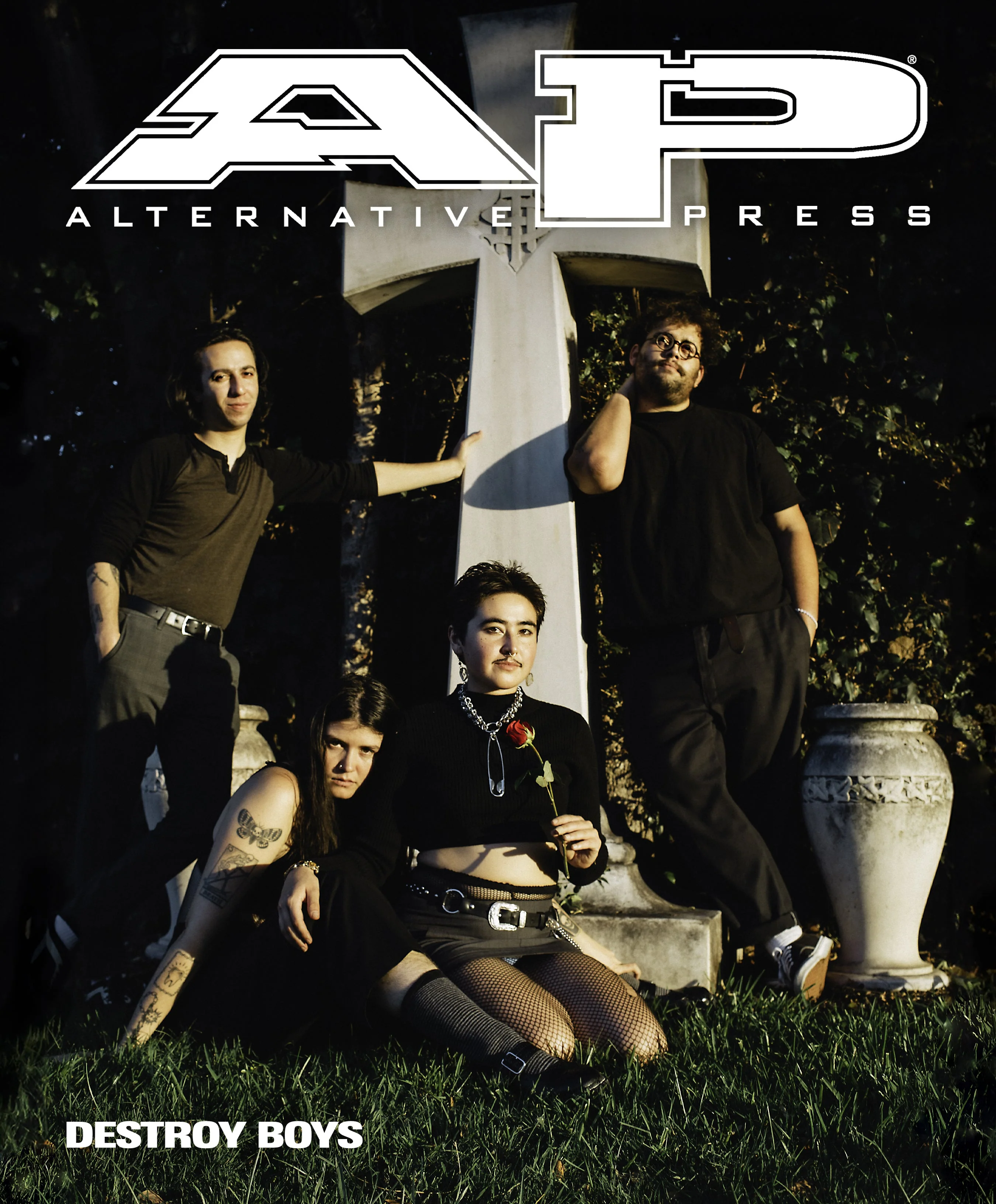 ALTERNATIVE PRESS FALL 2024 ISSUE FEATURING DESTROY BOYS +'FUNERAL SOUNDTRACK #4' LP - EXCLUSIVE - LTD. 500 - RED/GOLD - Image 3