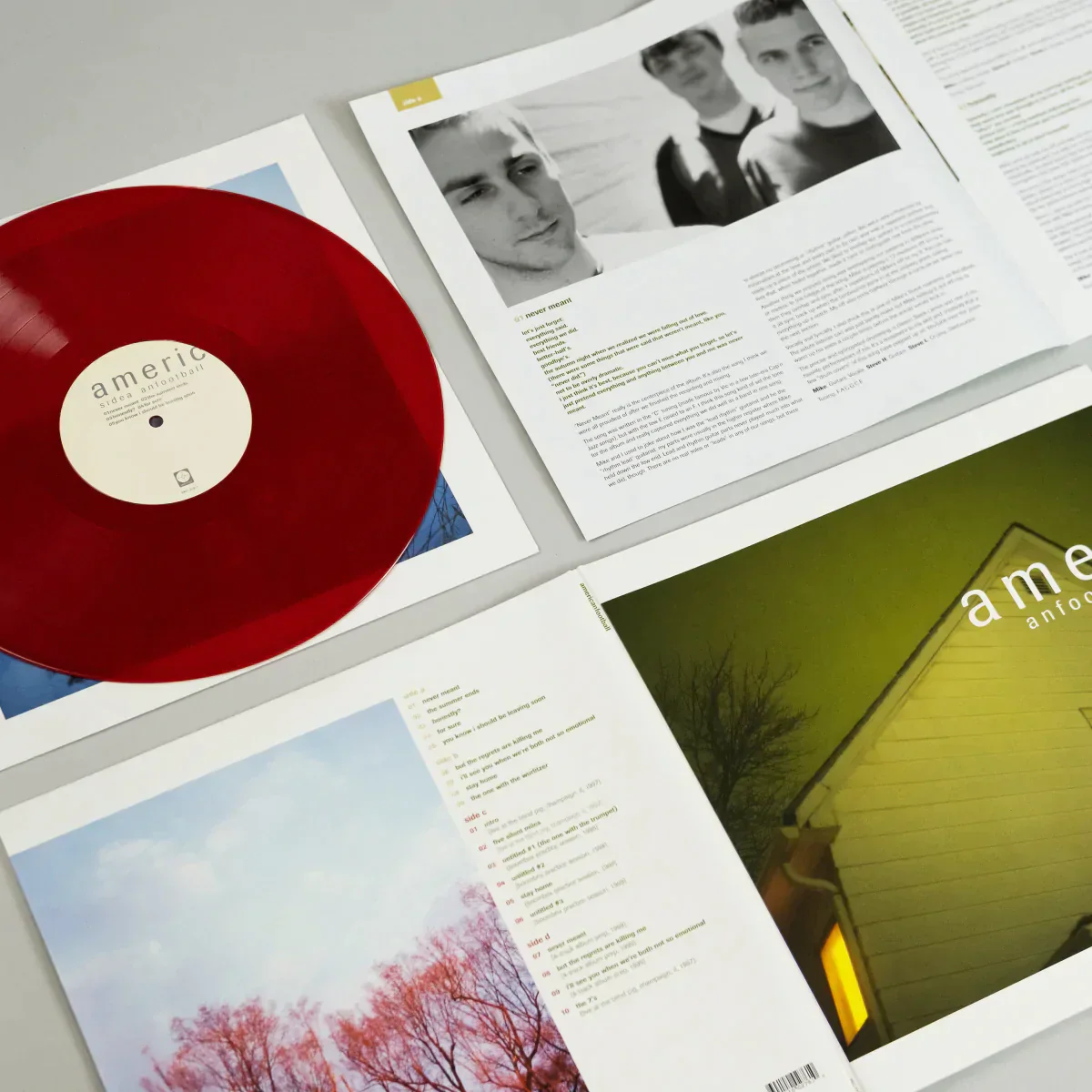 AMERICAN FOOTBALL 'AMERICAN FOOTBALL' 2LP DELUXE EDITION - RED - Image 3