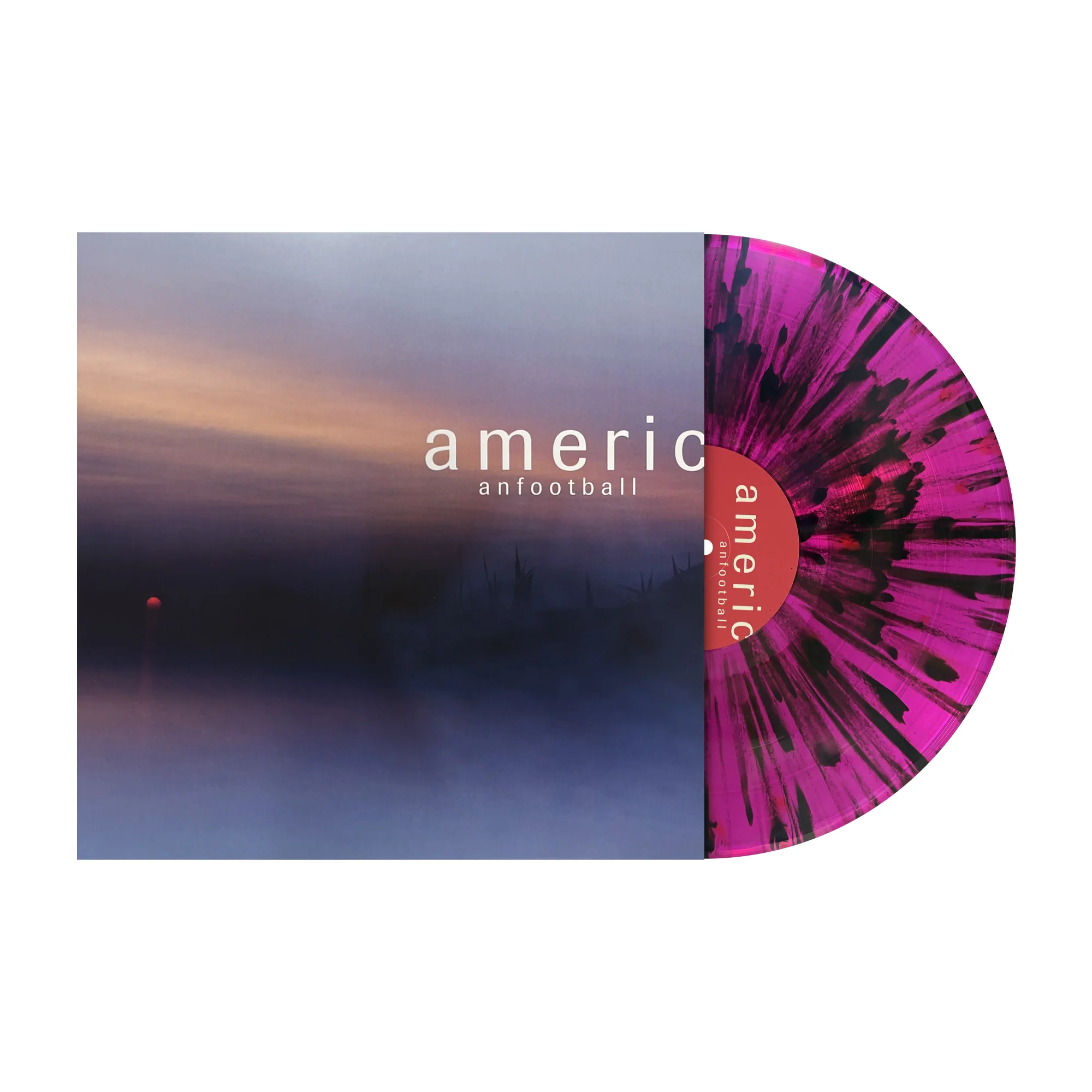AMERICAN FOOTBALL 'LP3' LP - EXCLUSIVE - LTD. 300 - CLEAR PURPLE/RED/BLACK/SPLATTER