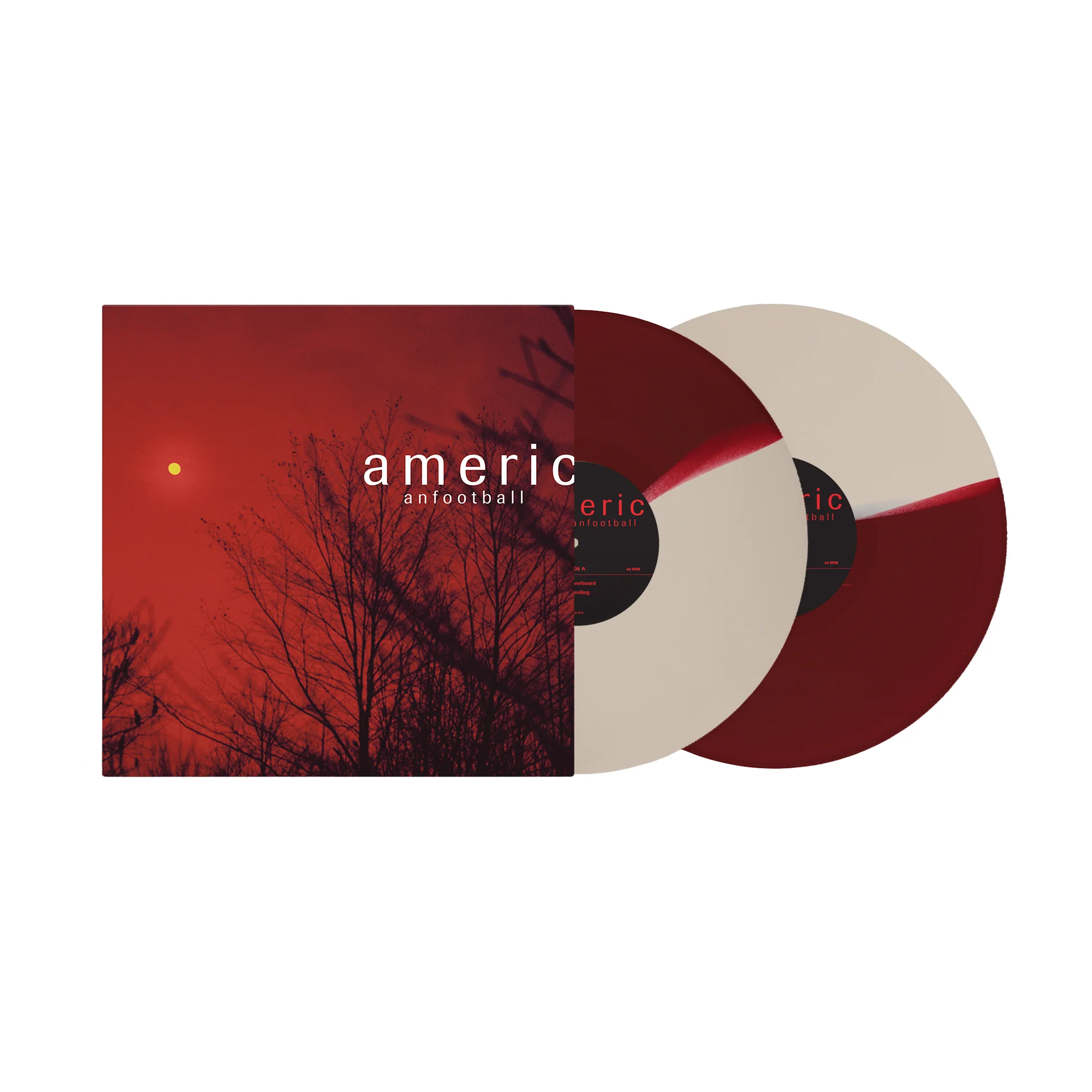 AMERICAN FOOTBALL 'LP4' 2LP - EXCLUSIVE - LTD. 300 - BURGUNDY/BEIGE