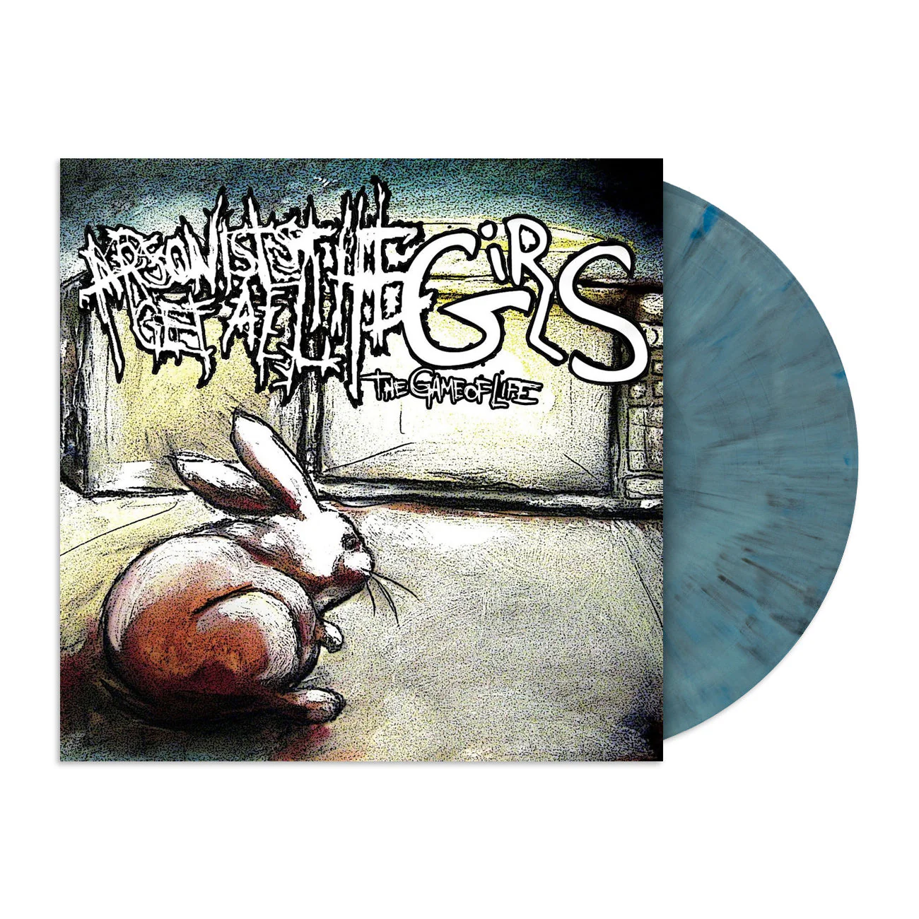 ARSONISTS GET ALL THE GIRLS'THE GAME OF LIFE' LP - EXCLUSIVE - LTD. 100 - POWDER BLUE/BLACK/SWIRL