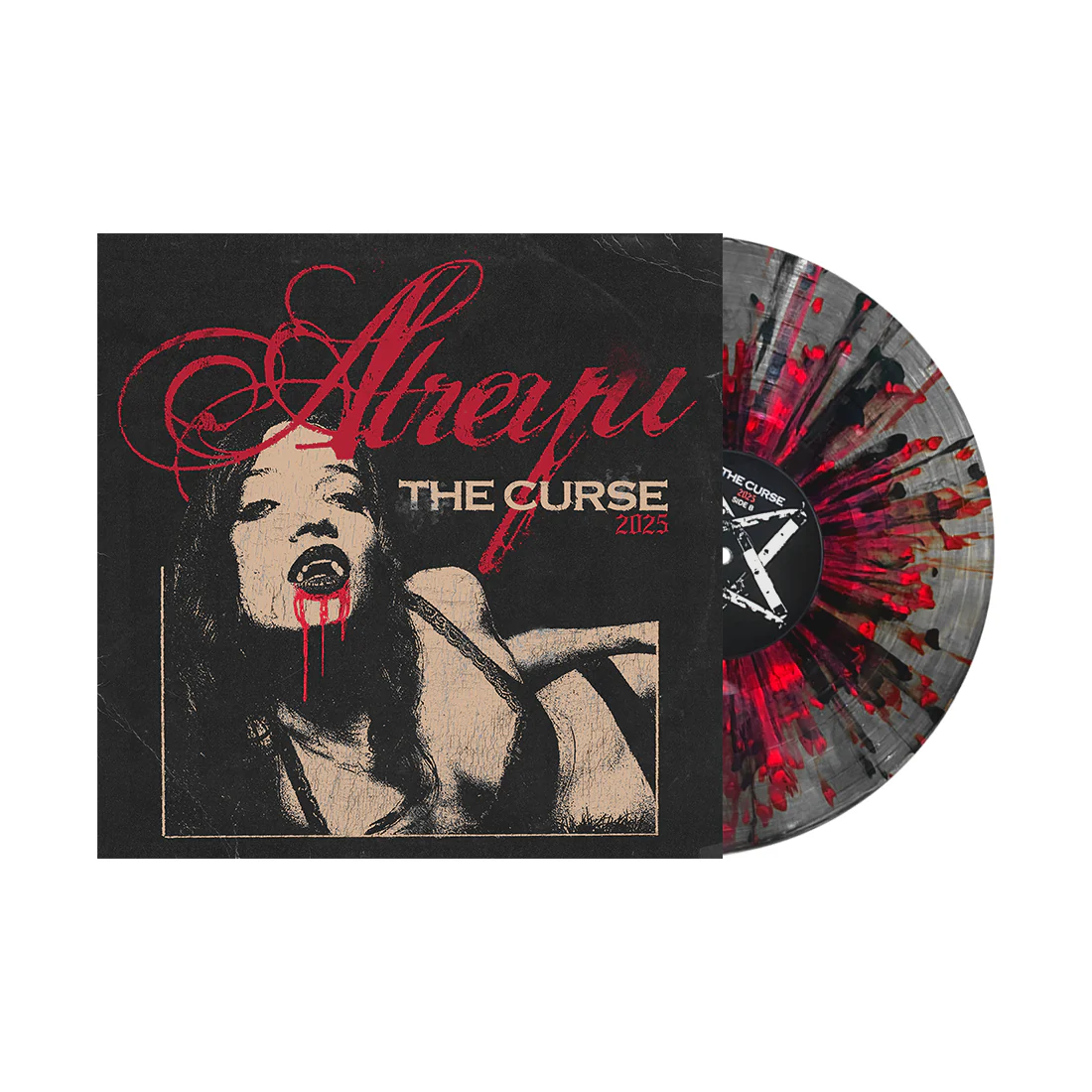 ATREYU'THE CURSE 2025' LP - EXCLUSIVE - LTD. 200 - SMOKEY CLEAR/RED/BLACK/SPLATTER