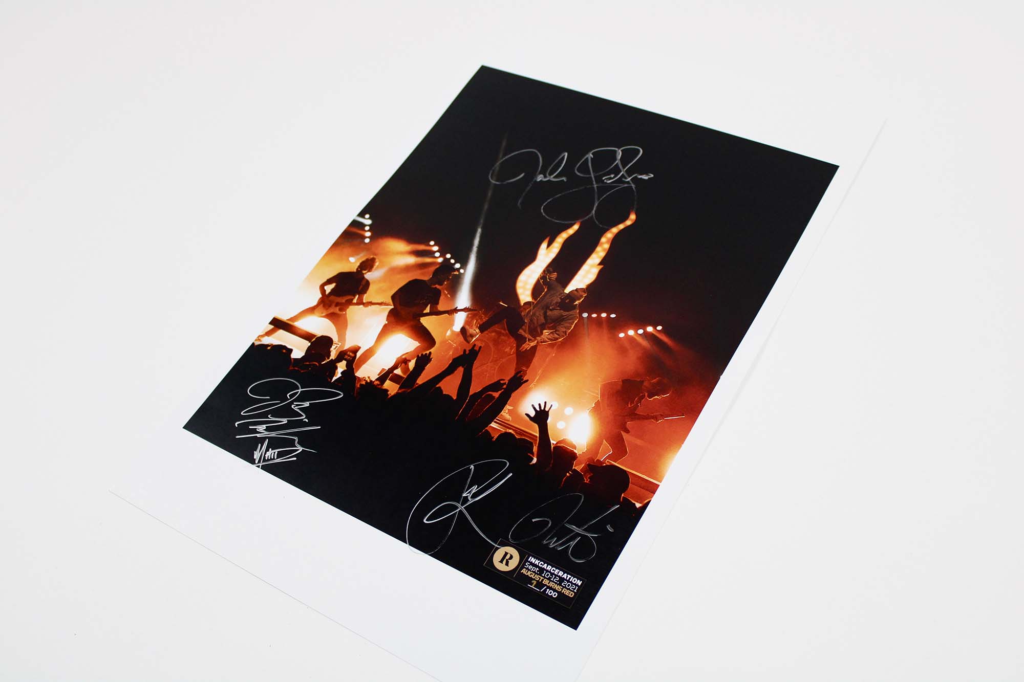 AUGUST BURNS RED X REVOLVER X INKCARCERATION - SIGNED FESTIVAL POSTER - Image 2