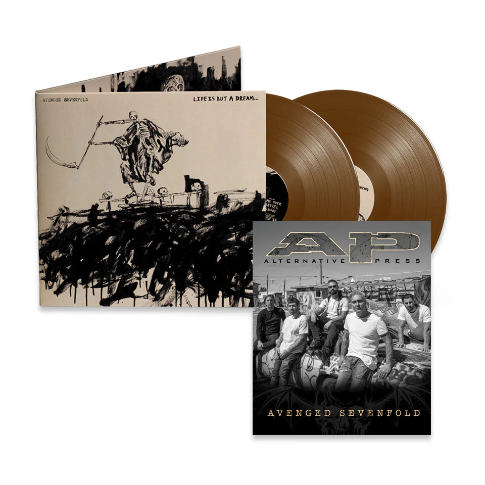 ALTERNATIVE PRESS SUMMER 2023 ISSUE FEATURING AVENGED SEVENFOLD + 'LIFE IS BUT A DREAM' 2LP - EXCLUSIVE - LTD. - BROWN