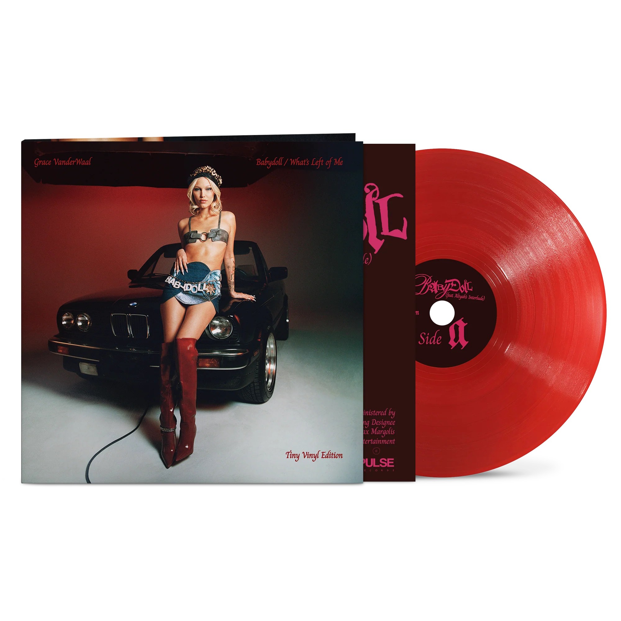 GRACE VANDERWAAL 'BABYDOLL / WHAT'S LEFT OF ME' 4" - RED TINY VINY