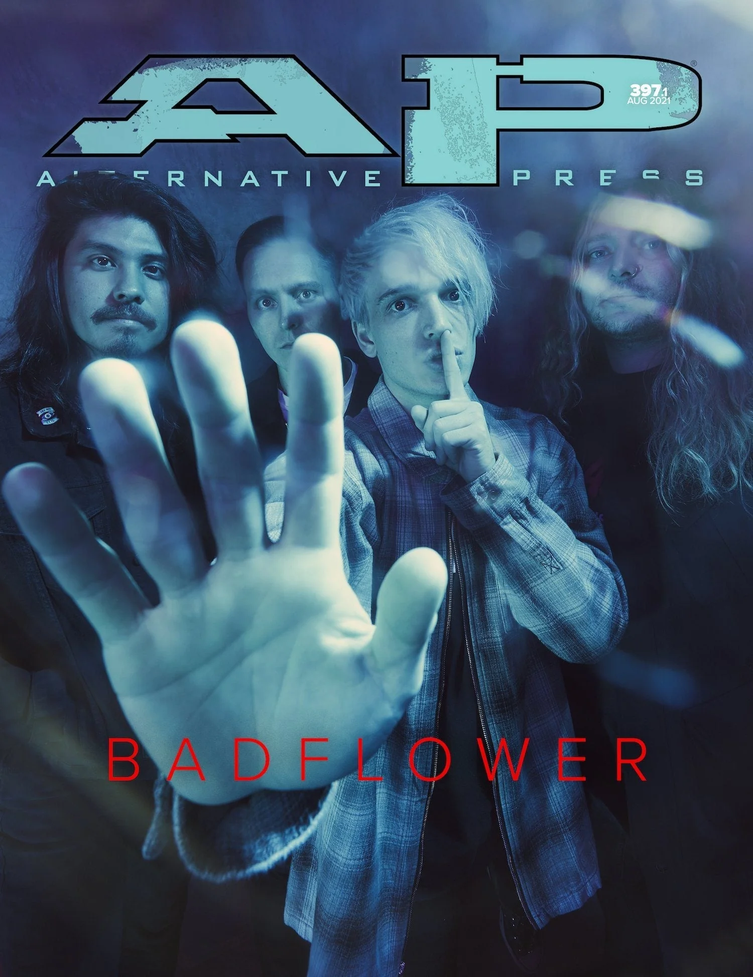ALTERNATIVE PRESS AUGUST 2021 ISSUE FEATURING BADFLOWER + SIGNED POSTER BUNDLE - Image 2