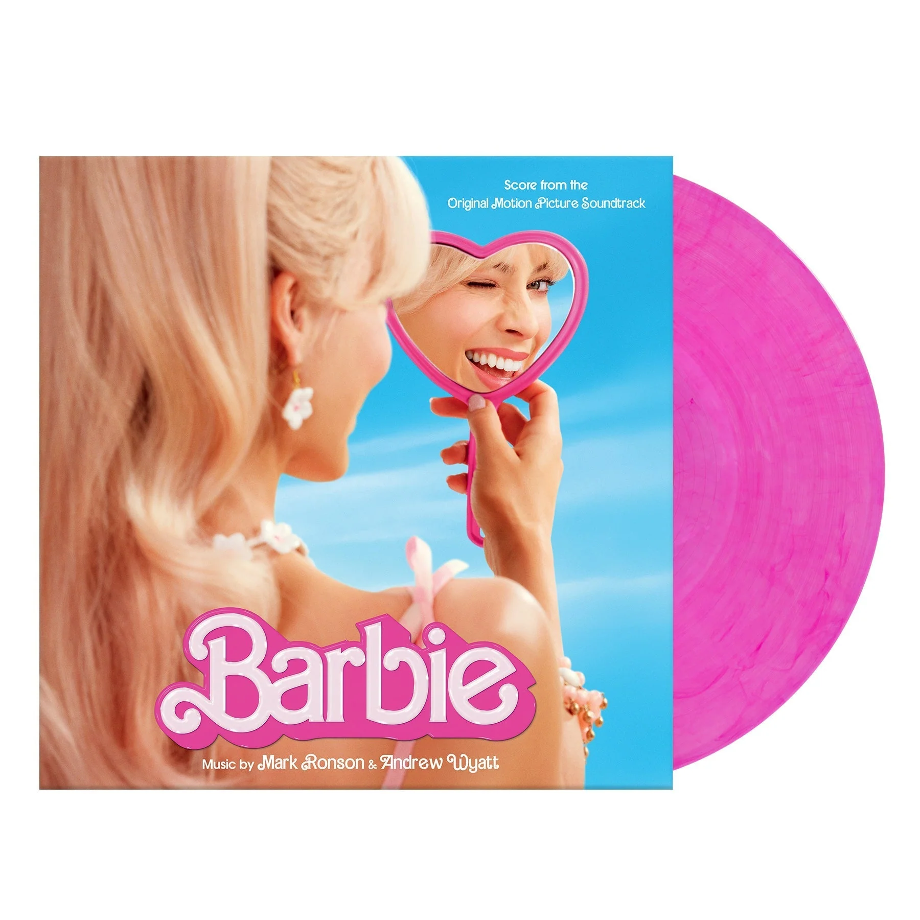 BARBIE ORIGINAL SOUNDTRACK LP BY MARK RONSON & ANDREW WYATT - NEON PINK