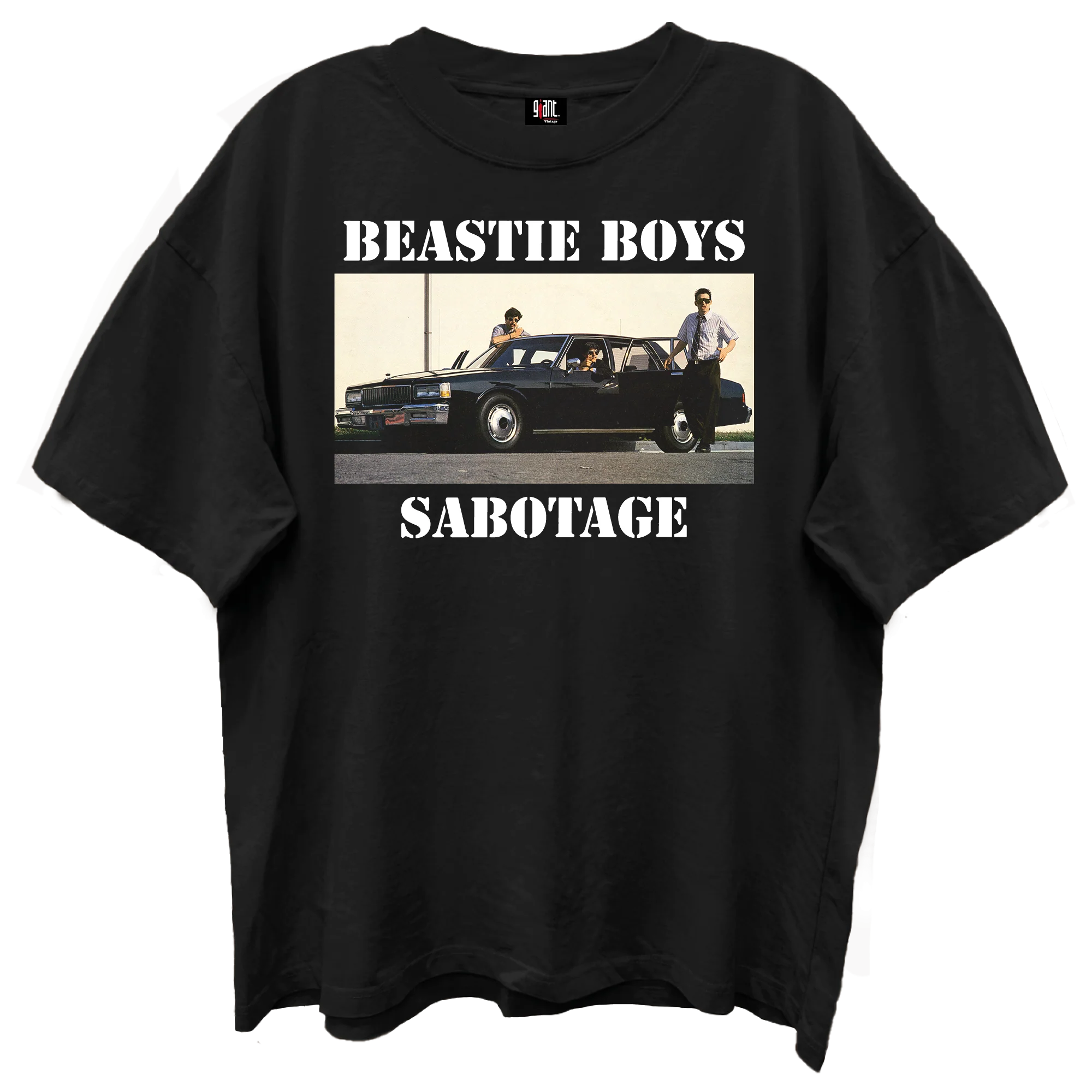 BEASTIE BOYS SABATOGE LIMO BLACK T-SHIRT/GIANT VINTAGE