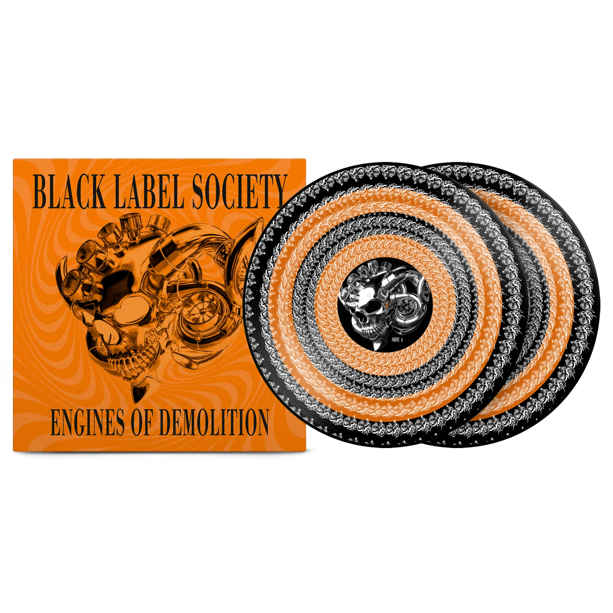 BLACK LABEL SOCIETY 'ENGINES OF DEMOLITION' LP - ORANGE ZOETROPE