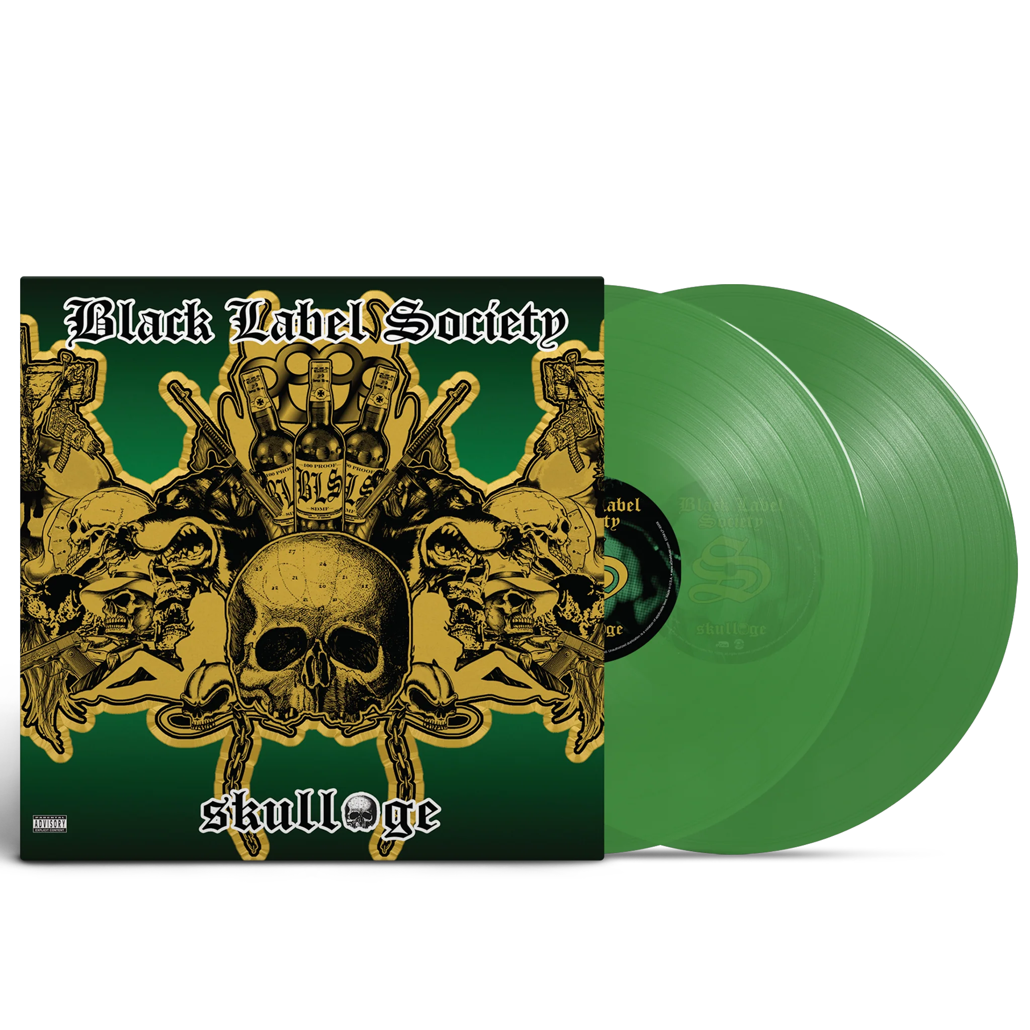 BLACK LABEL SOCIETY 'SKULLAGE' 2LP - GREEN