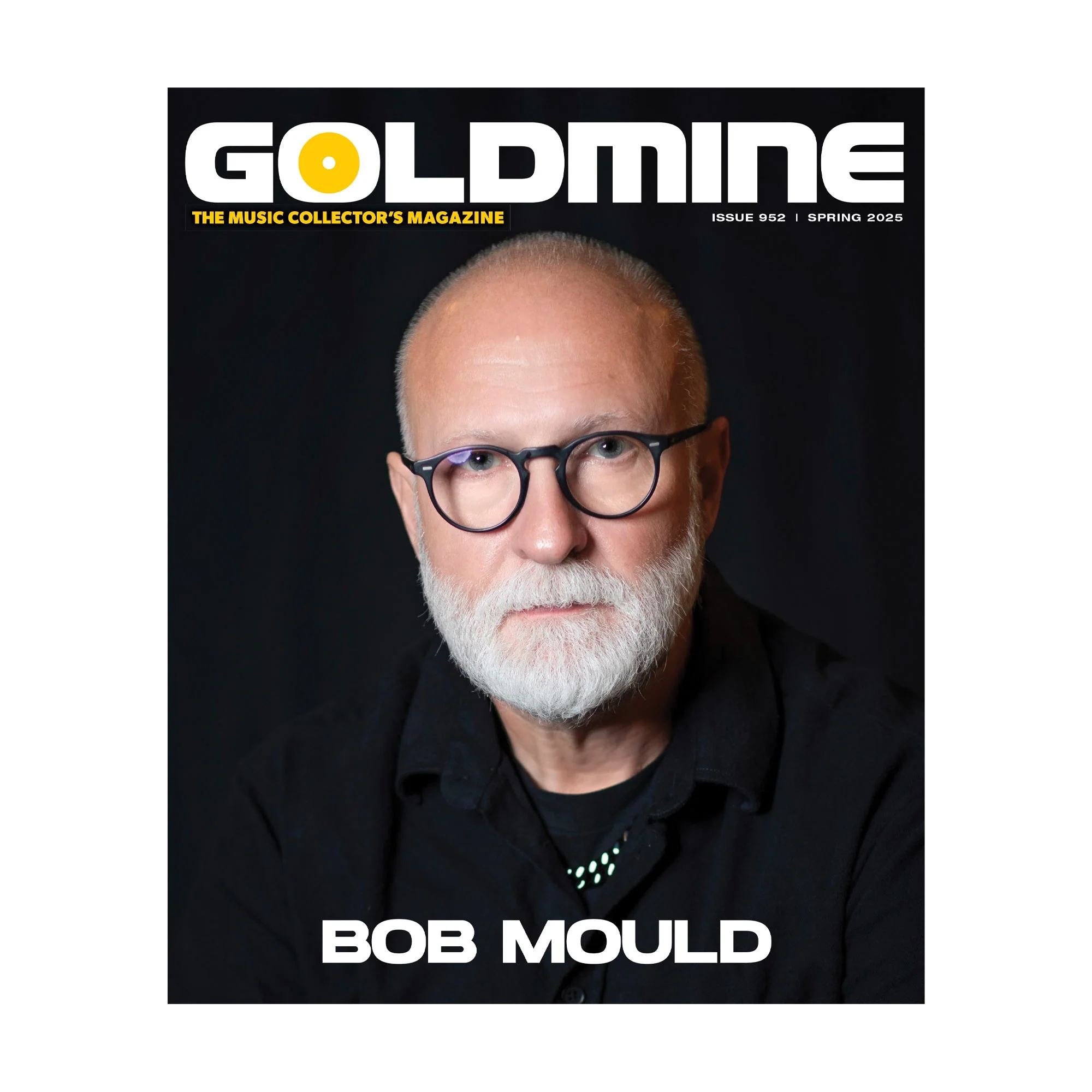 BOB MOULD X GOLDMINE BUNDLE - GOLDMINE SPRING 2025 ISSUE W/ HAND-SIGNED 12"X12" - Image 2