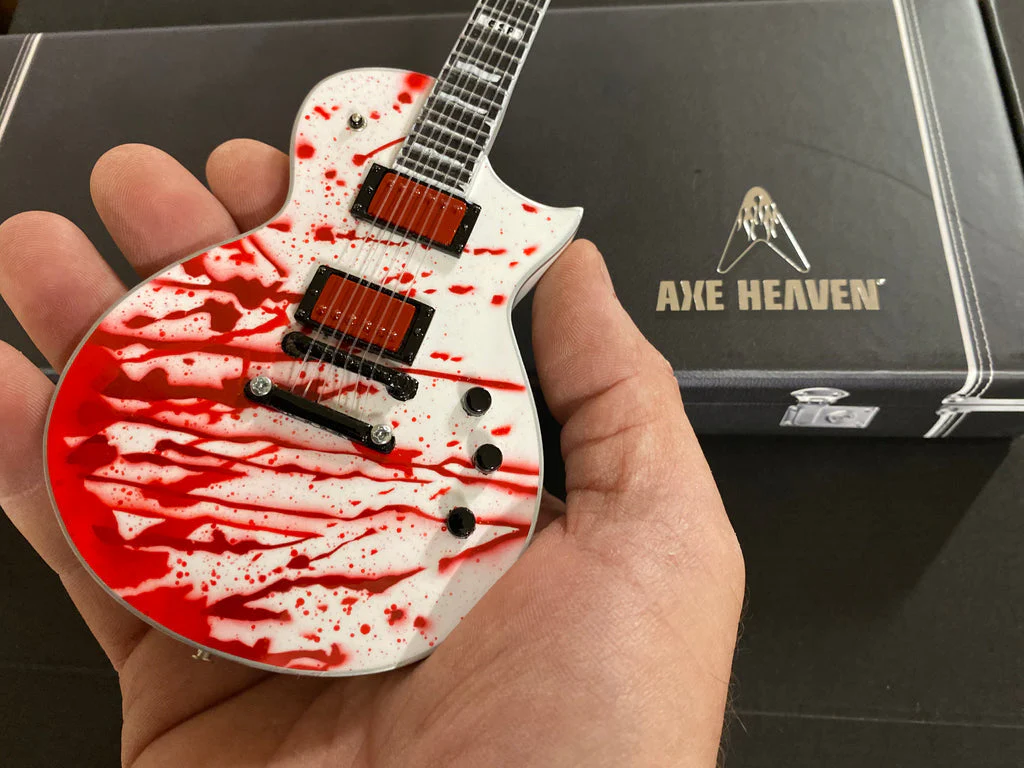 BOBBY KELLER - BLOOD SPLATTER ESP ECLIPSE MINI GUITAR - Image 2