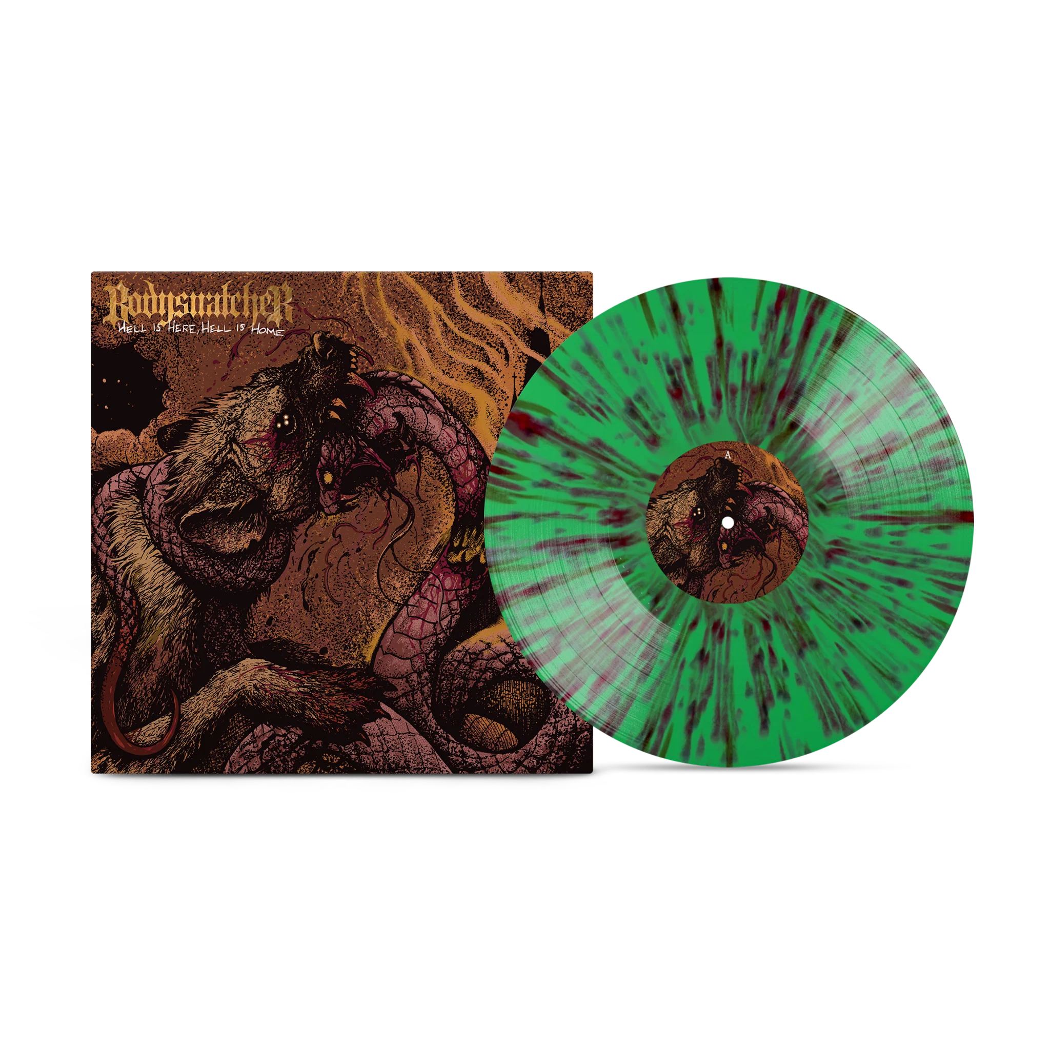BODYSNATCHER 'HELL IS HERE, HELL IS HOME' LP - VENOM MINT SPLATTER
