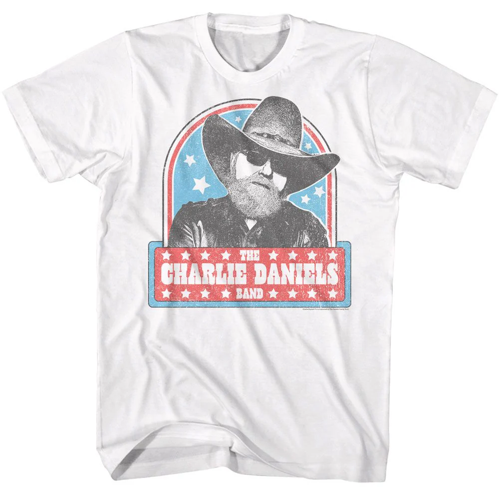 CHARLIE DANIELS BAND - CDB VINTAGE STARS SHIRT