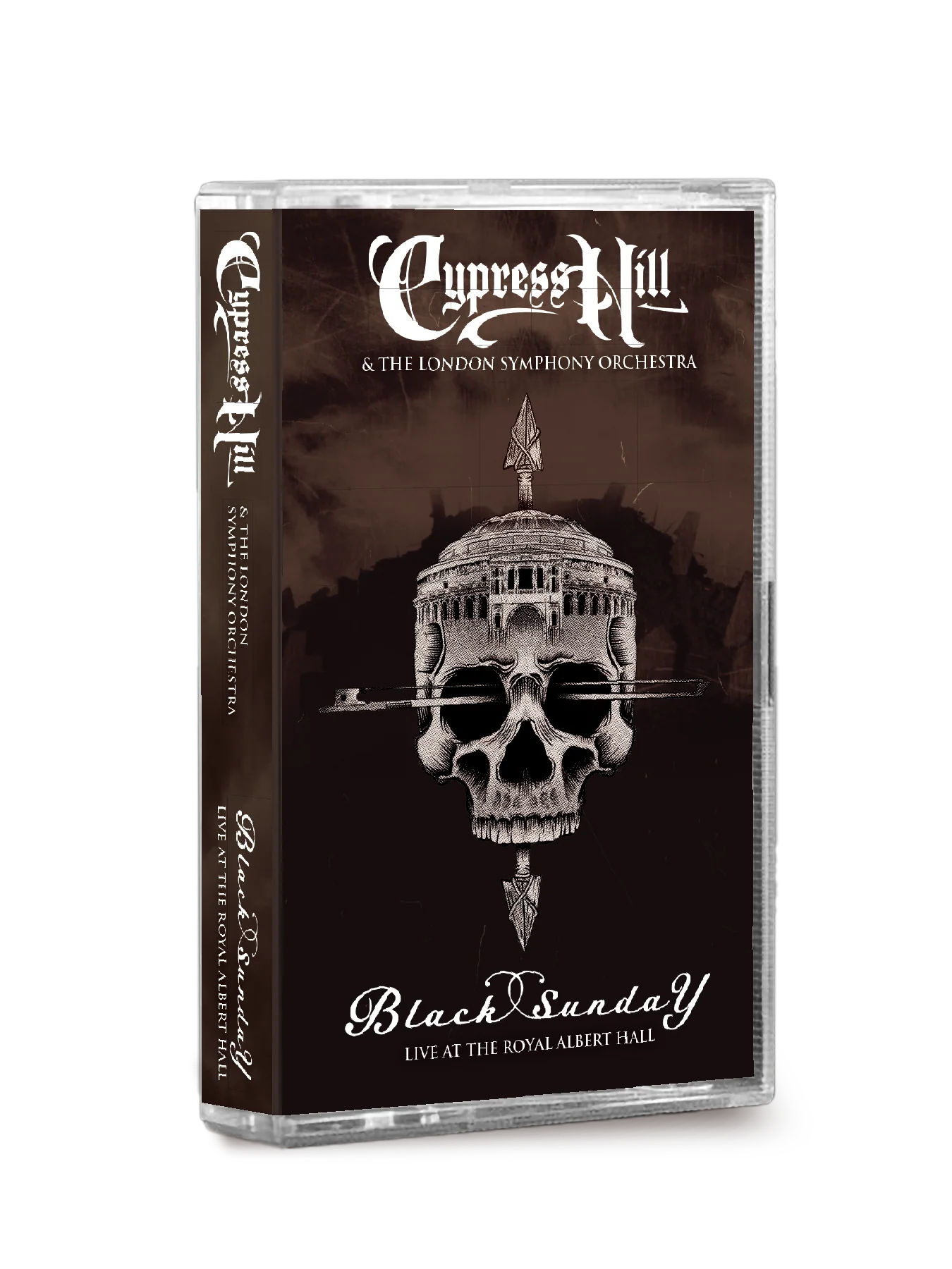 CYPRESS HILL 'BLACK SUNDAY LIVE AT THE ROYAL ALBERT HALL' CASSETTE - SILVER