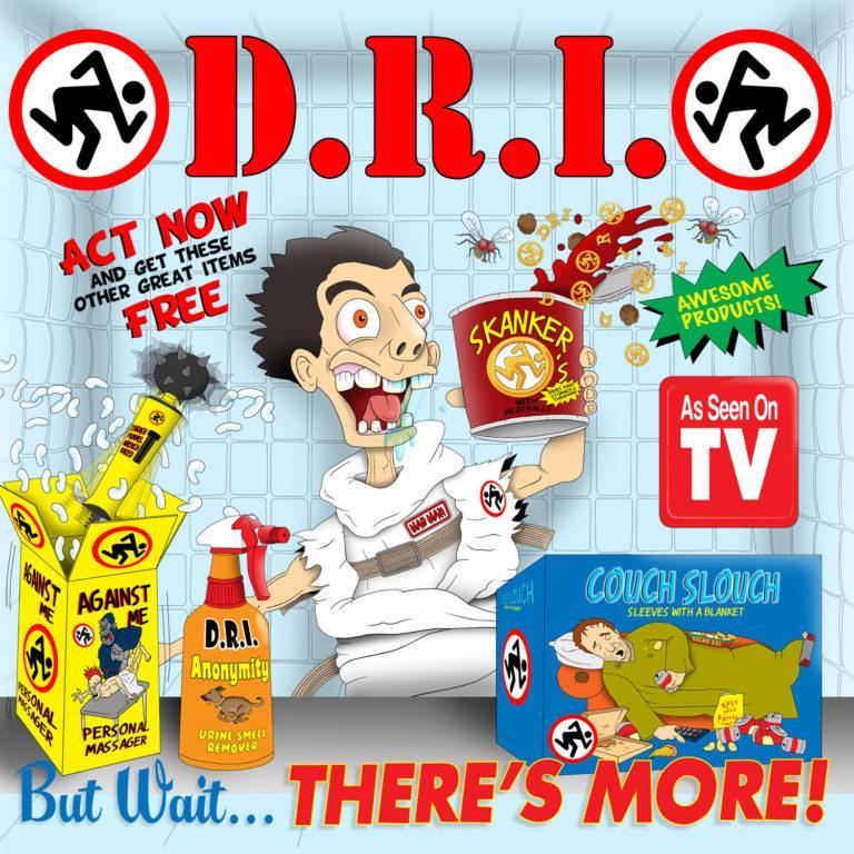 D.R.I. 'BUT WAIT THERE'S MORE' 7" EP - GOLD