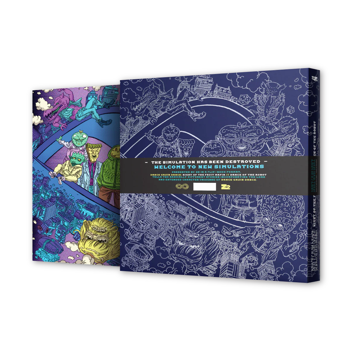 DANCE GAVIN DANCE: NIGHT OF THE FRUIT MAFIA//DANCE OF THE ROBOT GRAPHIC NOVEL - SIGNED PLATINUM EDITION - Image 7