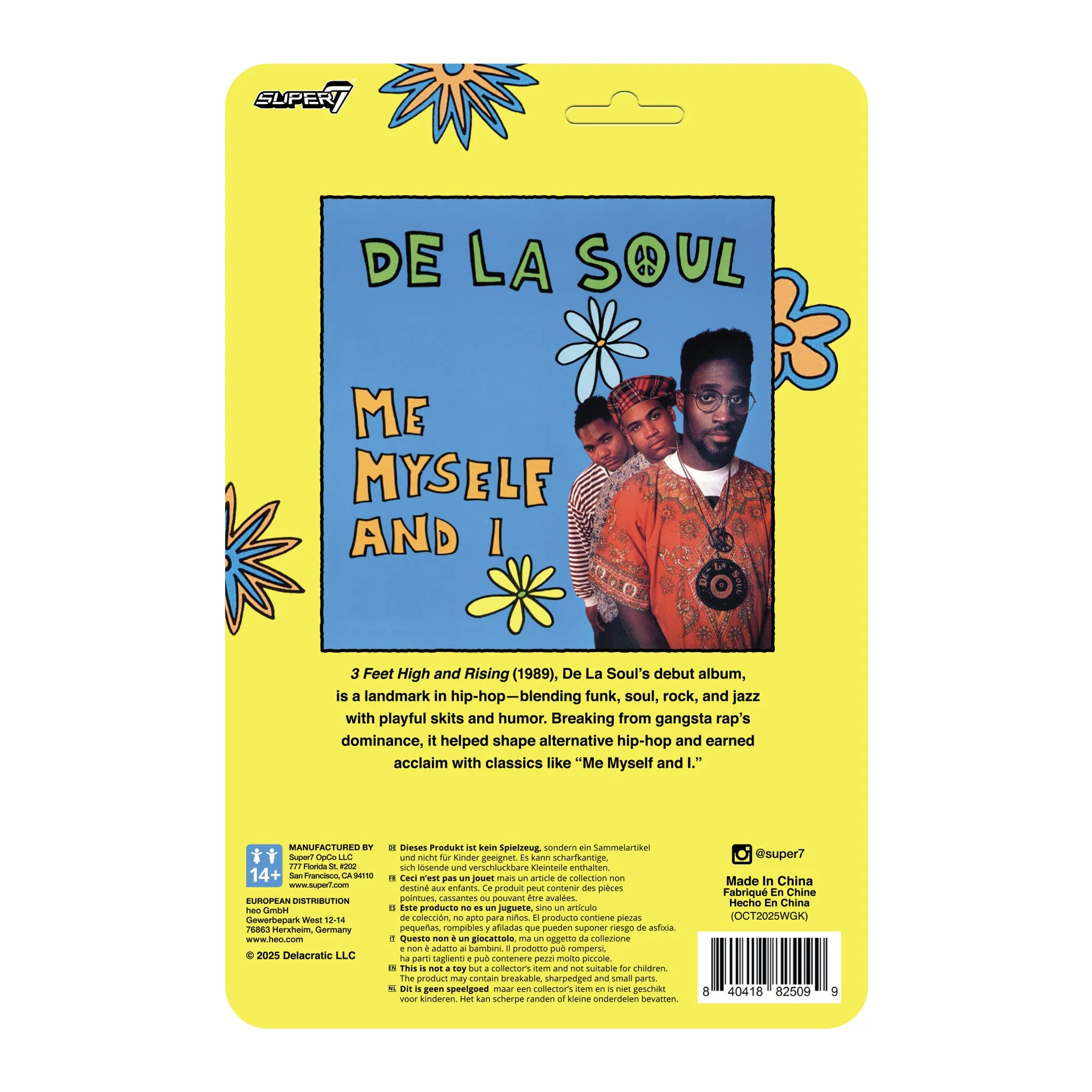 DE LA SOUL DAVID "TRUGOY THE DOVE" JOLICOEUR (ME, MYSELF & I) REACTION FIGURE WAVE 1 - Image 3