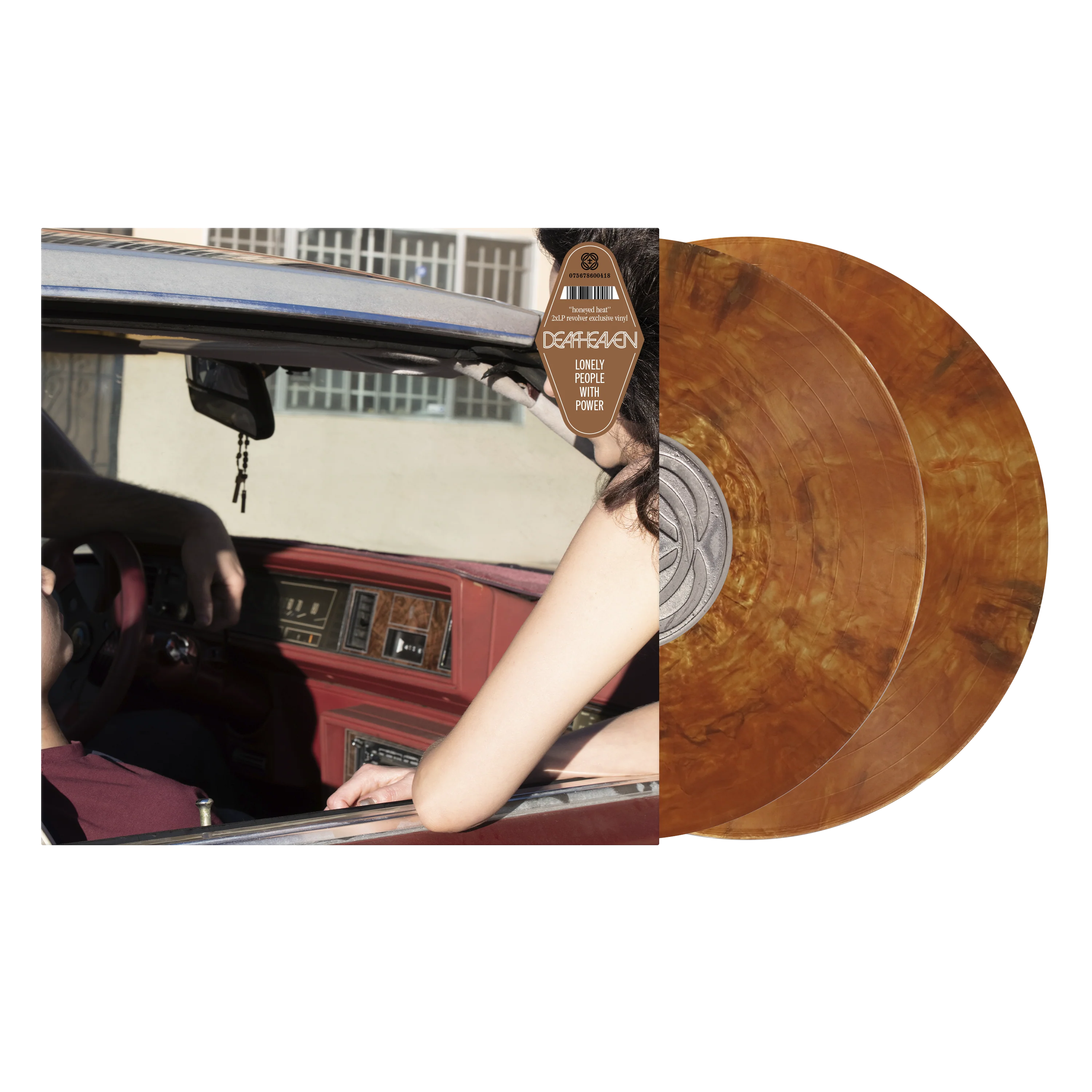 DEAFHEAVEN'LONELY PEOPLE WITH POWER' 2LP - EXCLUSIVE - LTD. 500 - HONEYED HEAT