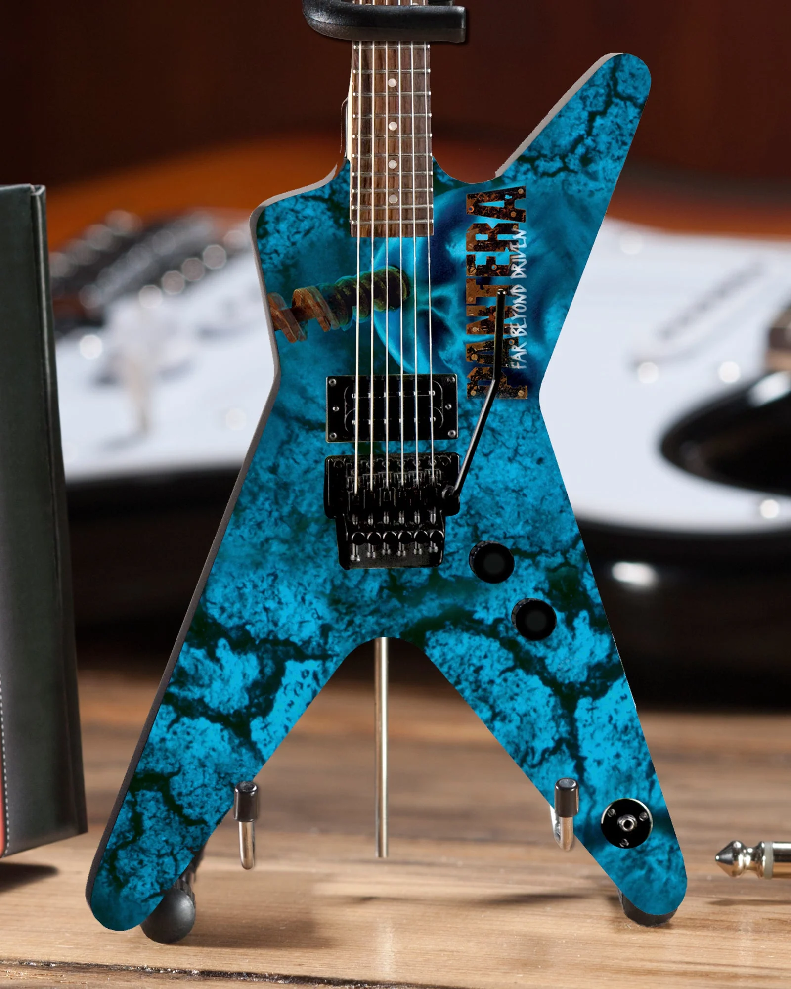 DEAN DIMEBAG PANTERA "DRIVEN" FBD ML MINIATURE GUITAR MODEL - ARTIST PROOF EDITION - Image 2