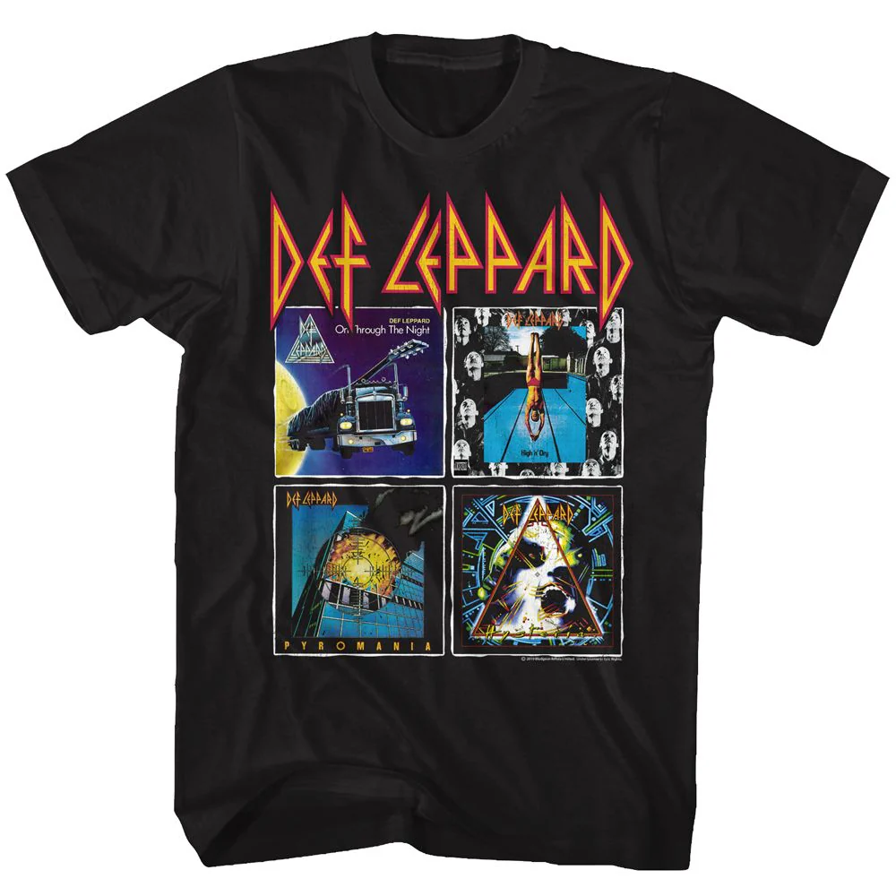 DEF LEPPARD - 80SALBUMS SHIRT