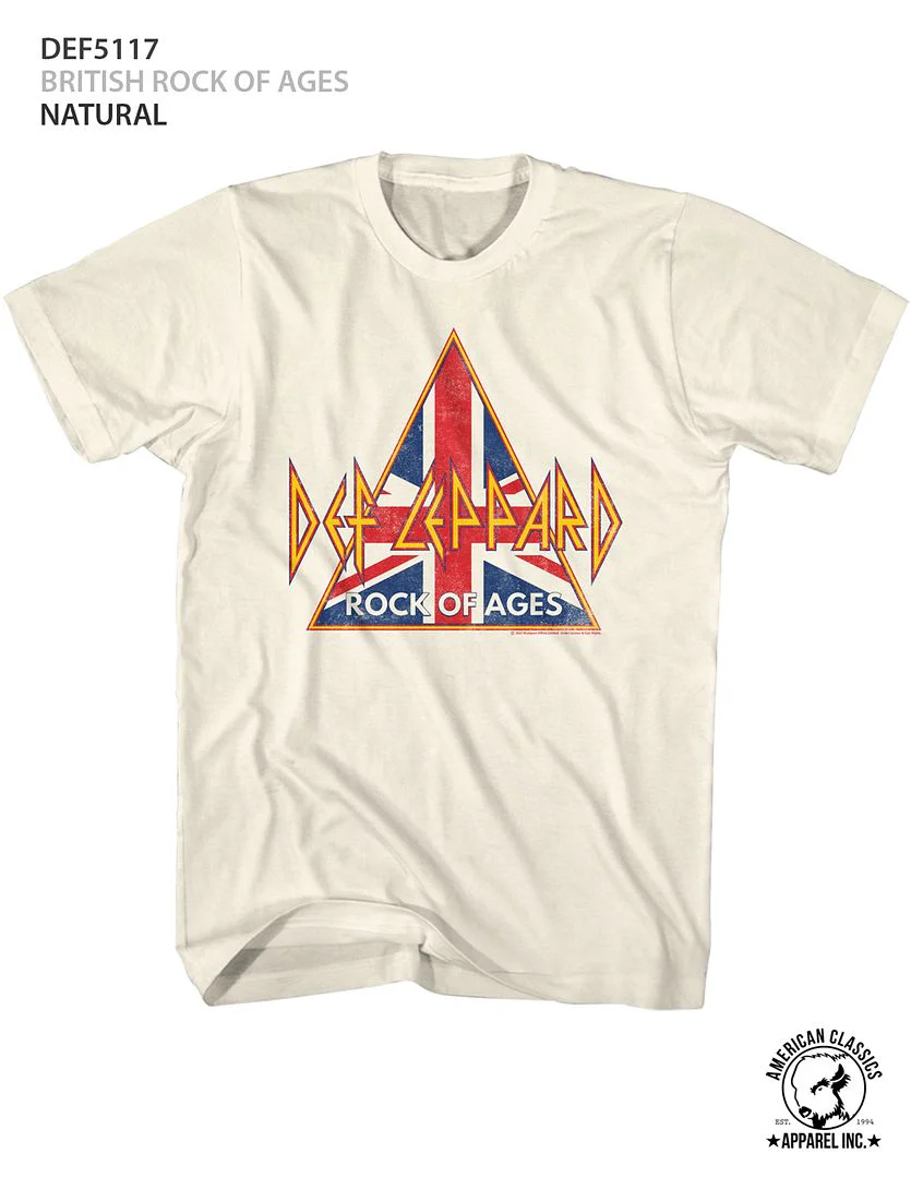 DEF LEPPARD - BRITISH ROCK OF AGES SHIRT