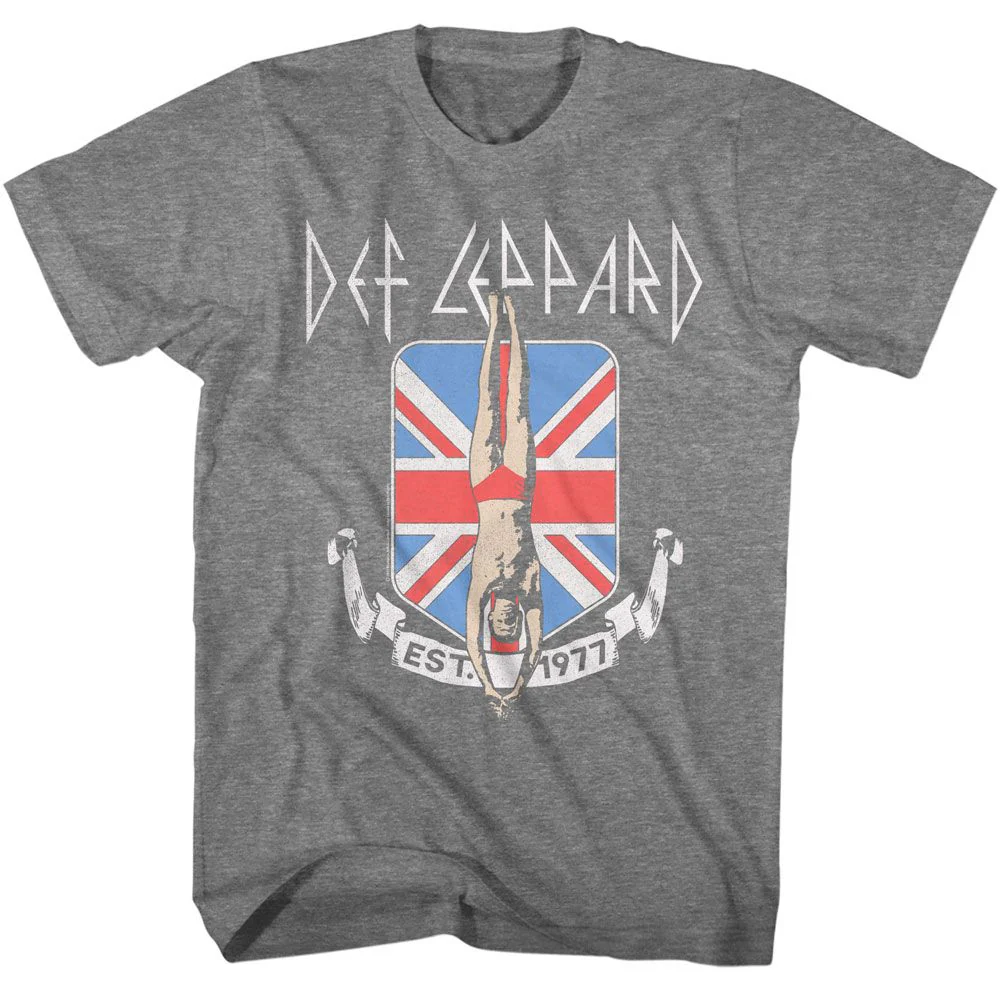 DEF LEPPARD - DIVER UNION JACK SHIRT