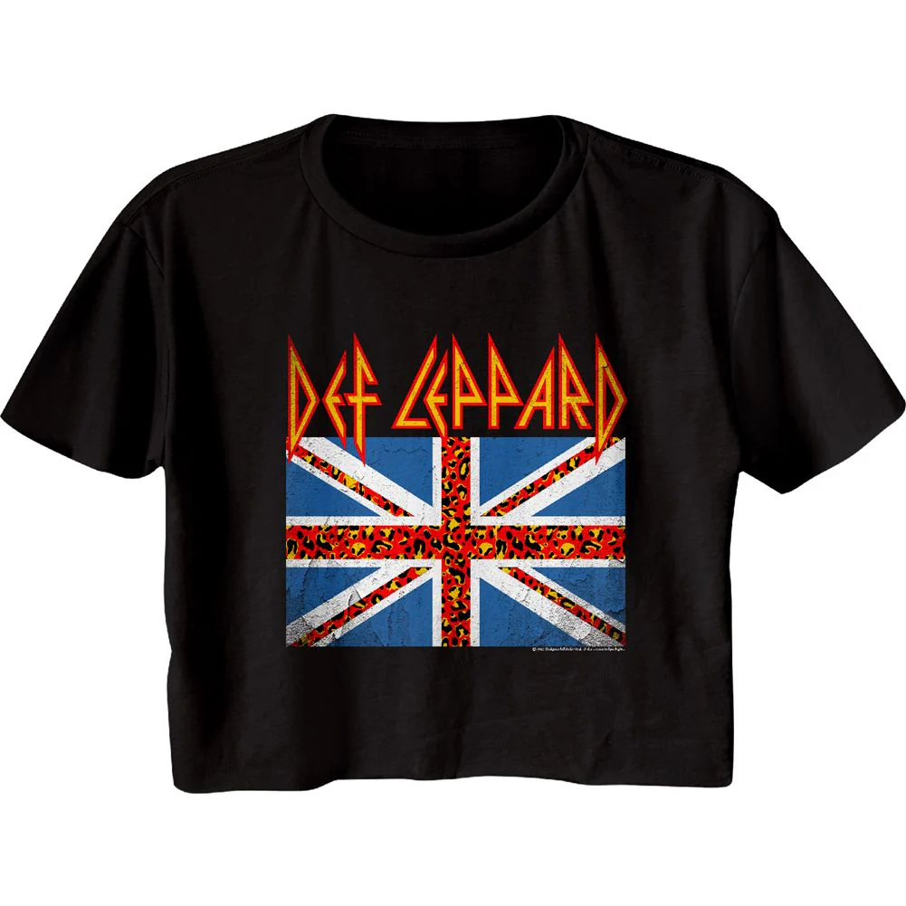 DEF LEPPARD - LEOPARD FLAG LADIES SHIRT