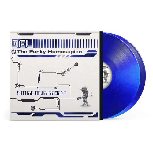 DEL THE FUNKY HOMOSAPIEN 'FUTURE DEVELOPMENT' 2LP - METALLIC BLUE