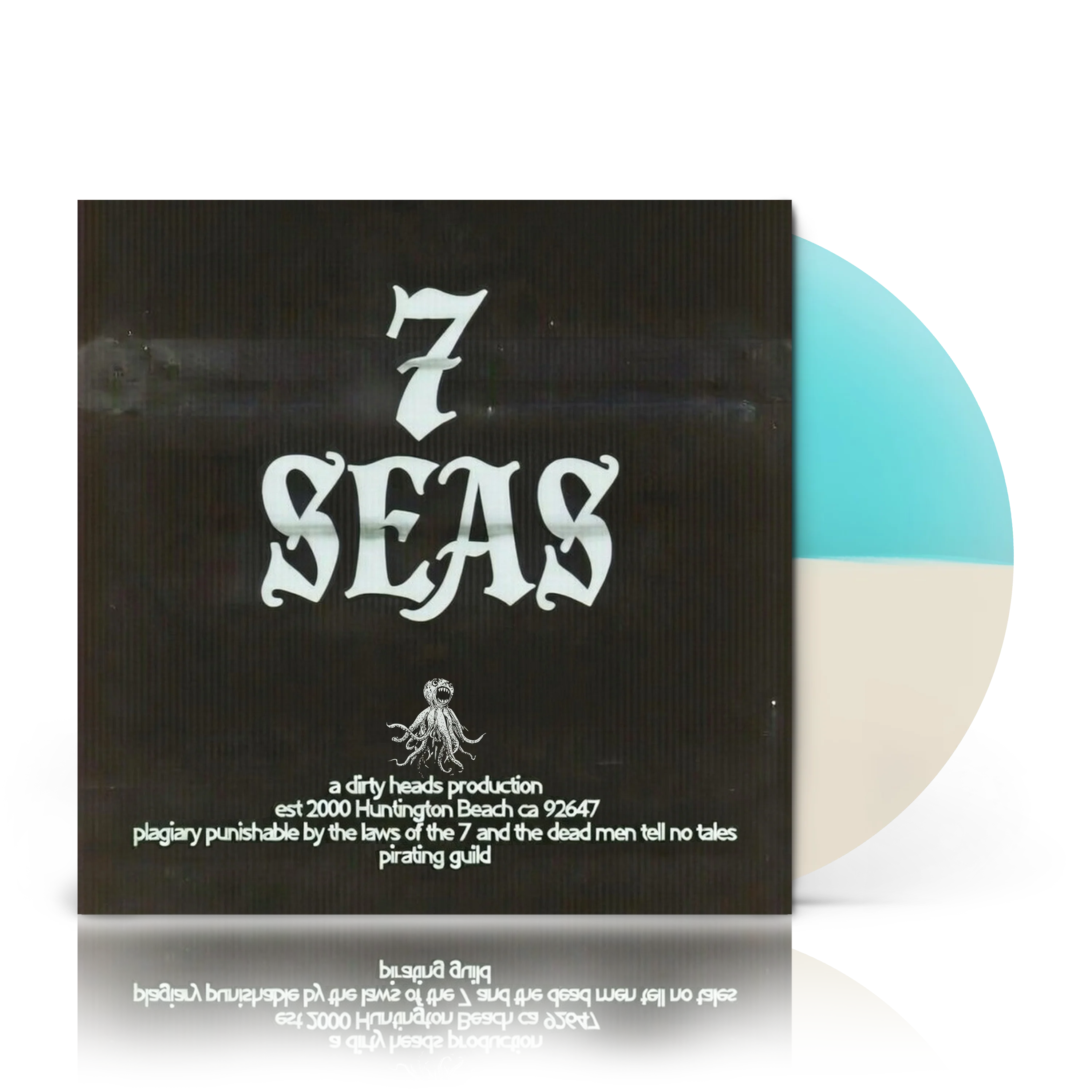 DIRTY HEADS '7 SEAS' LP - EXCLUSIVE - LTD. 500 - SHORELINE HALF/HALF
