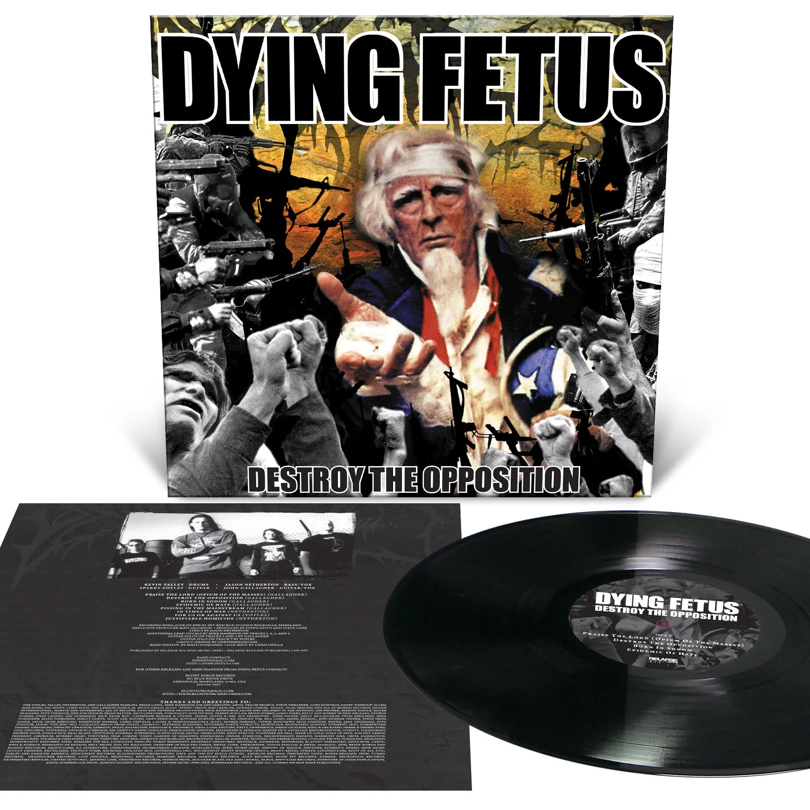 DYING FETUS 'DESTROY THE OPPOSITION' LP - Image 3