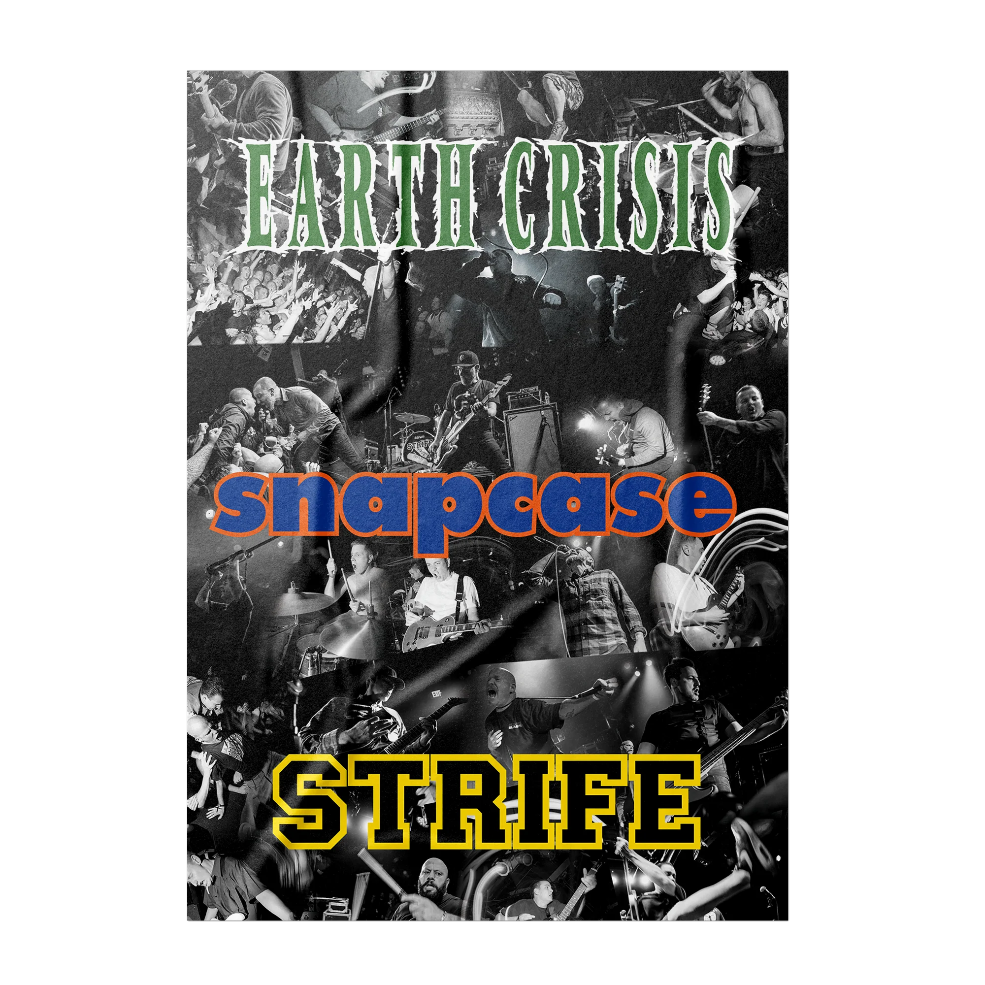 EARTH CRISIS, SNAPCASE, STRIFE 'THE RETURN OF THE CALIFORNIA TAKEOVER' LP - LTD. OLIVE GREEN - Image 2