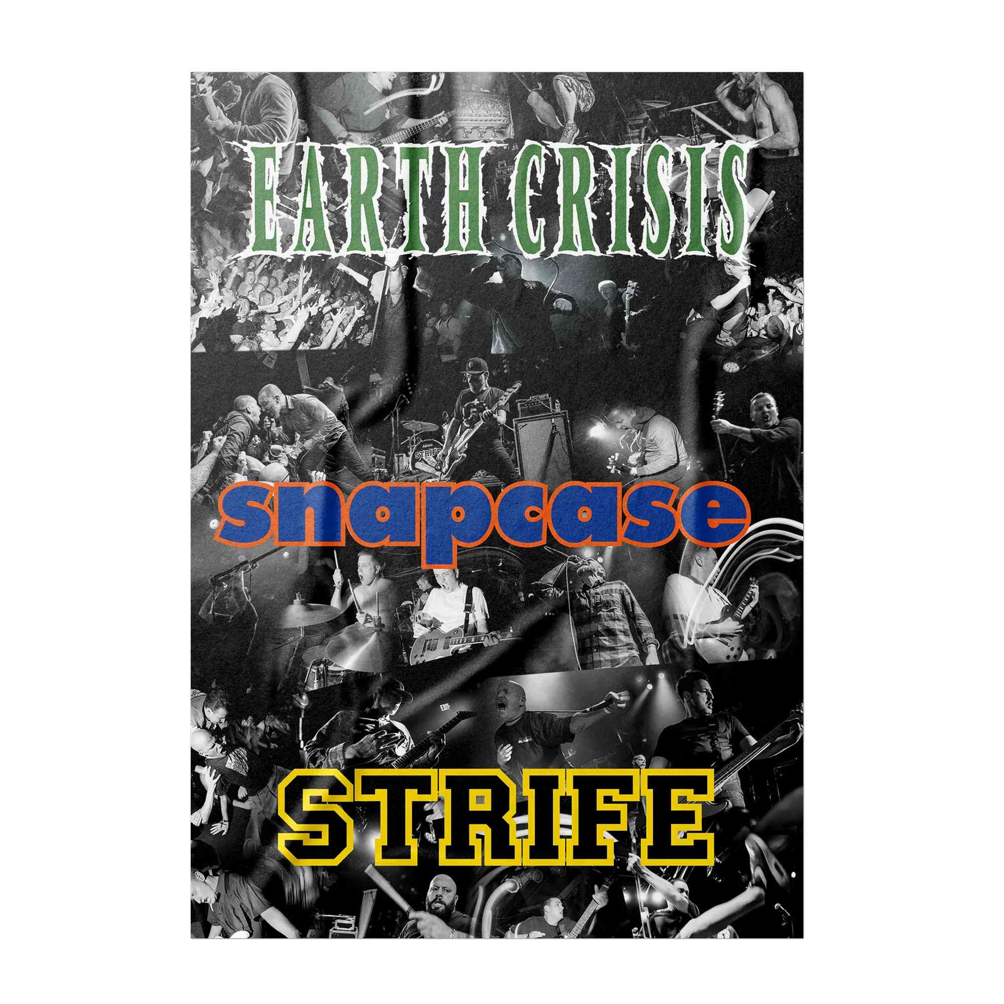EARTH CRISIS, SNAPCASE, STRIFE 'THE RETURN OF THE CALIFORNIA TAKEOVER' LP - LTD. OLIVE GREEN - Image 3