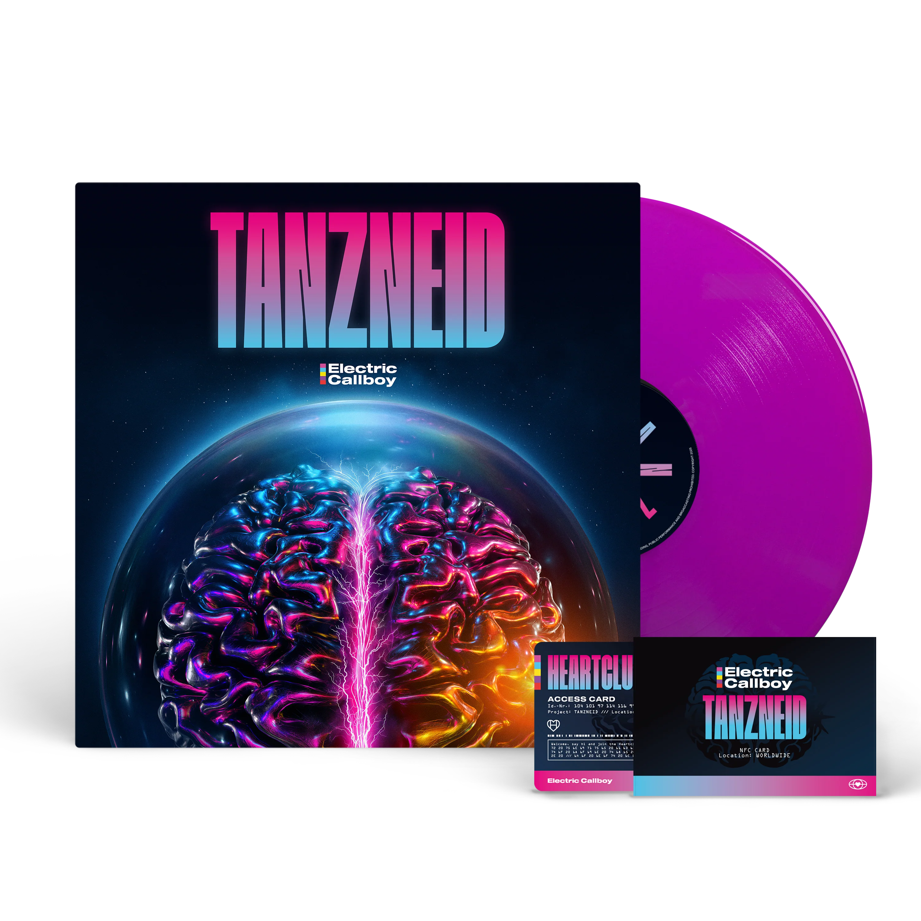 ELECTRIC CALLBOY 'TANZNEID' LP - EXCLUSIVE - LTD. 300 - NEON VIOLET