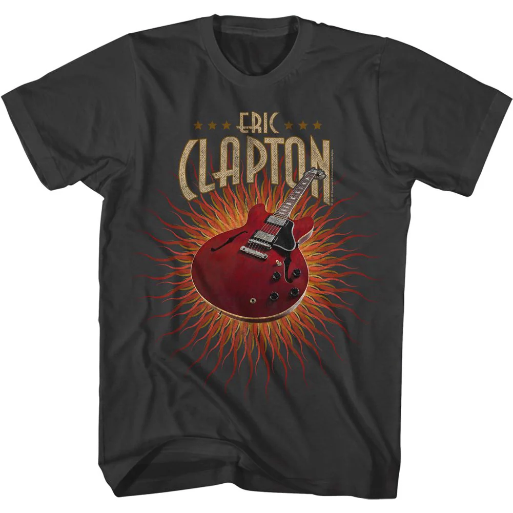 ERIC CLAPTON - GUITAR FLAMES SHIRT