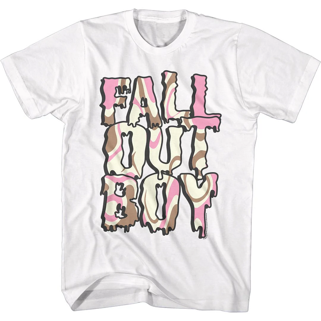 FALL OUT BOY - NEAPOLITAN LOGO SHIRT