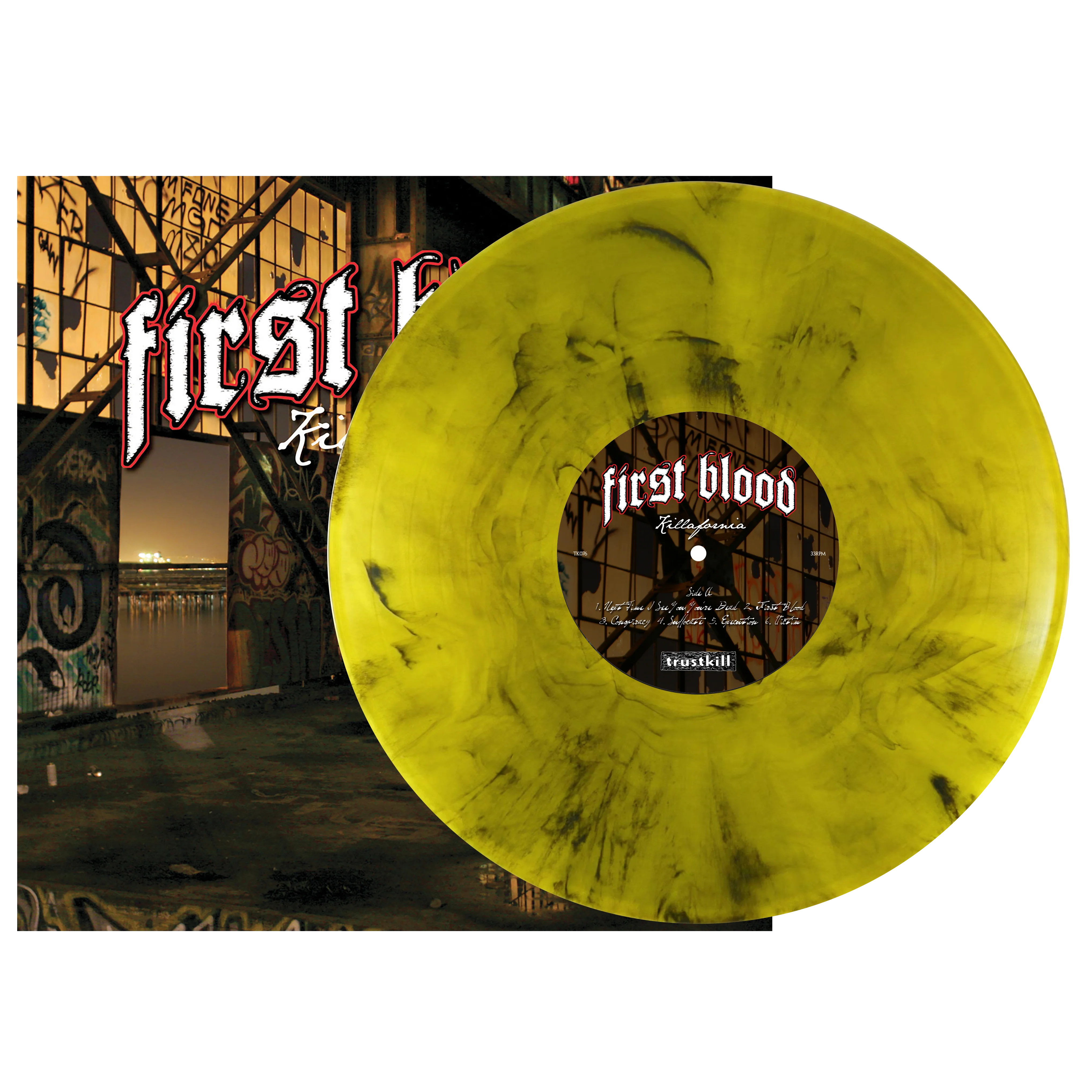 FIRST BLOOD ‘KILLAFORNIA’ LP - YELLOW MARBLE