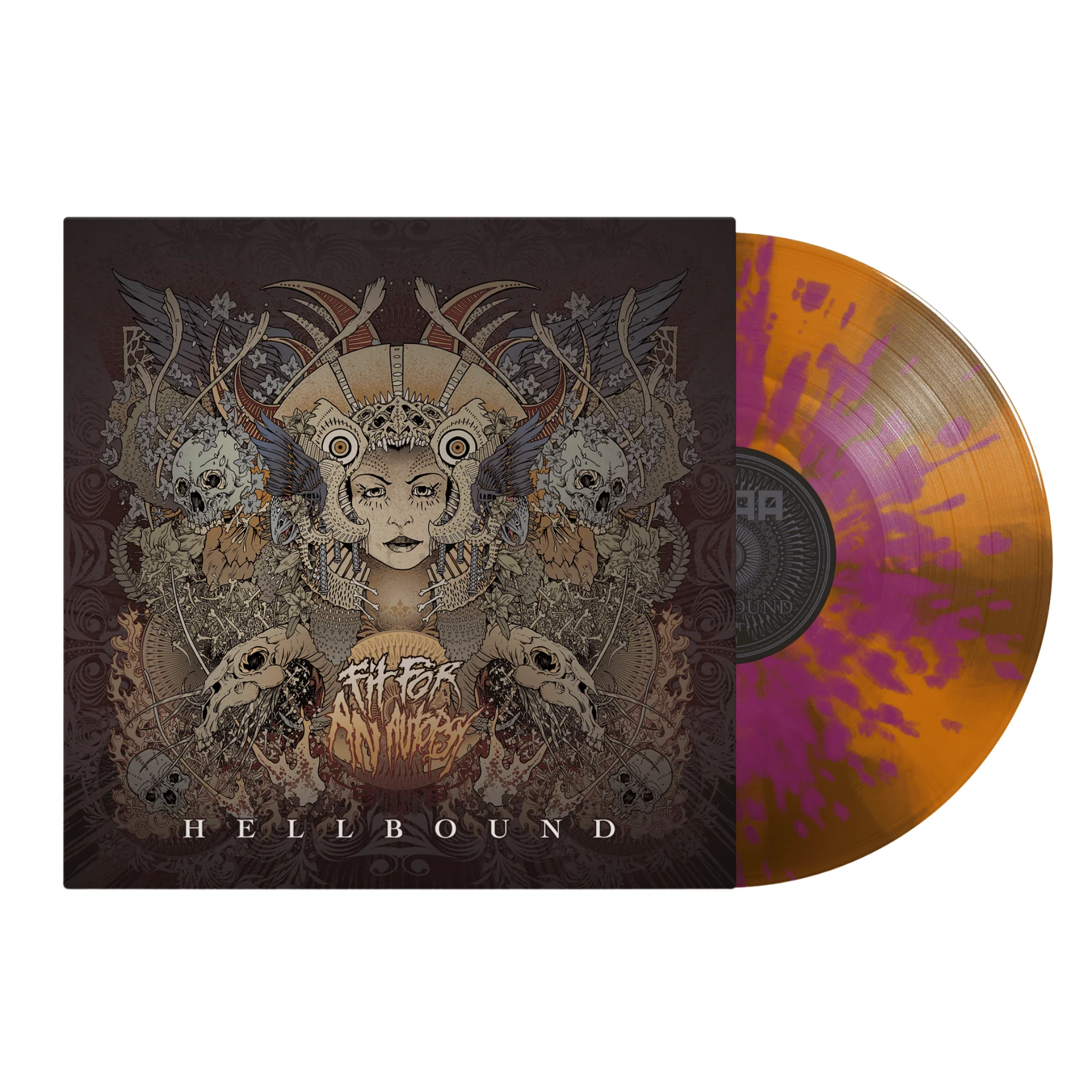 FIT FOR AN AUTOPSY 'HELLBOUND' LP - PINWHEEL SPLATTER