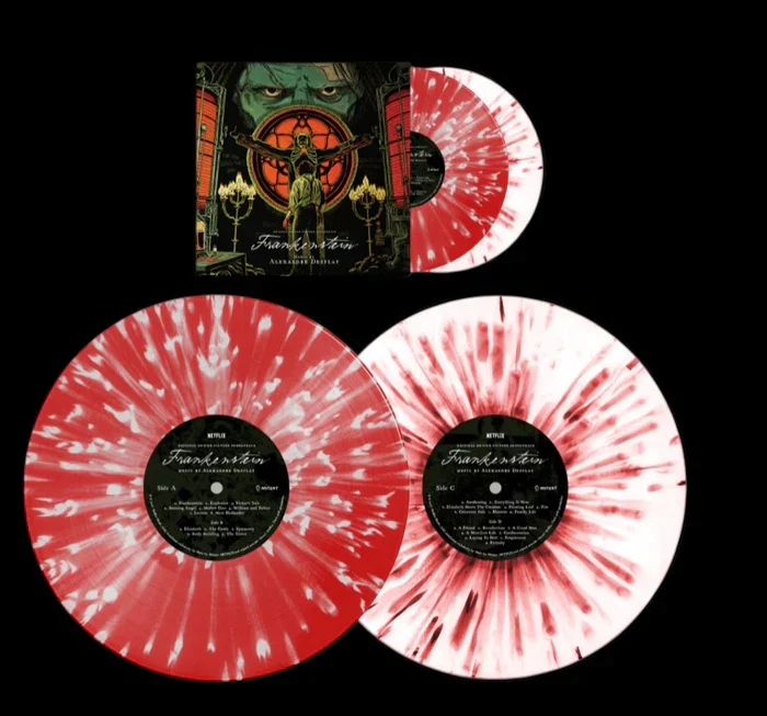 FRANKENSTEIN SOUNDTRACK 2LP - LTD. - WHITE/RED/SPLATTER - Image 2
