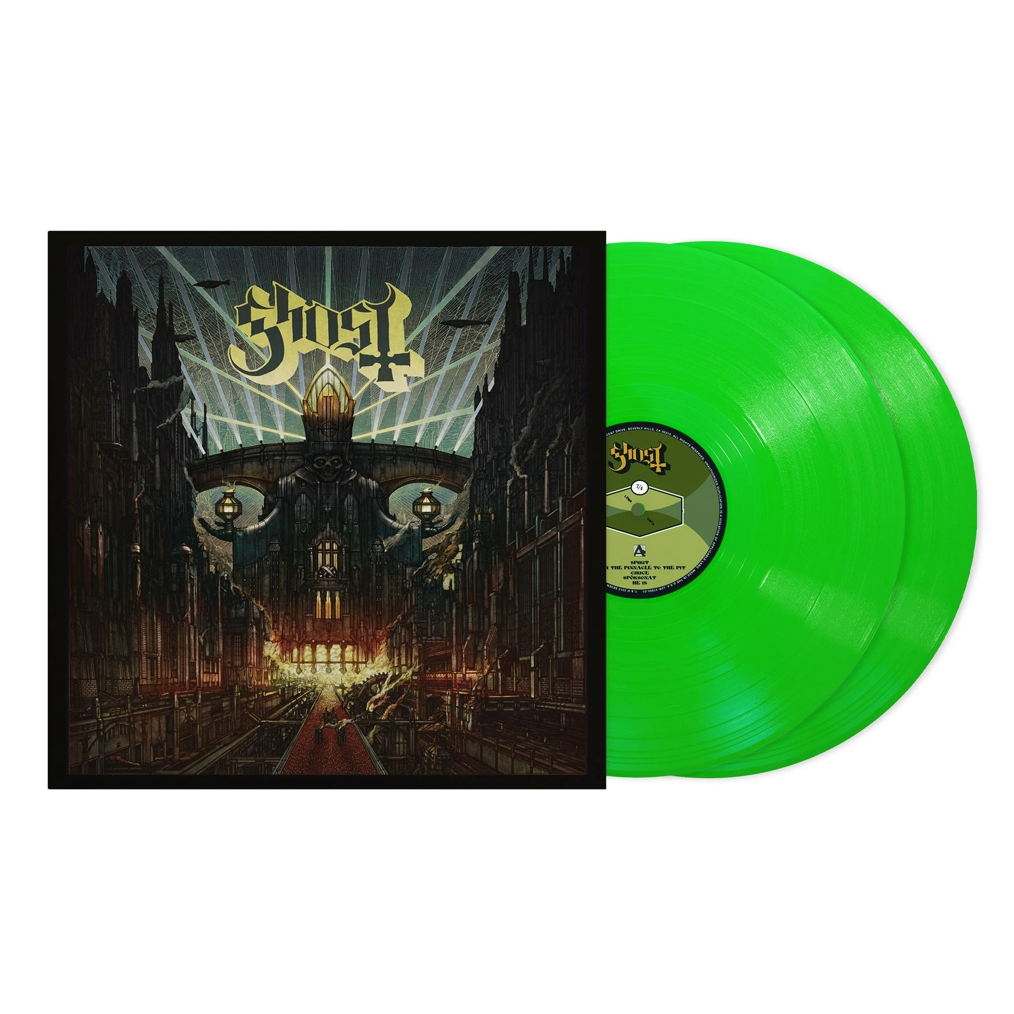GHOST 'MELIORA' 10TH ANNIVERSARY 2LP - DELUXE - NEON GREEN