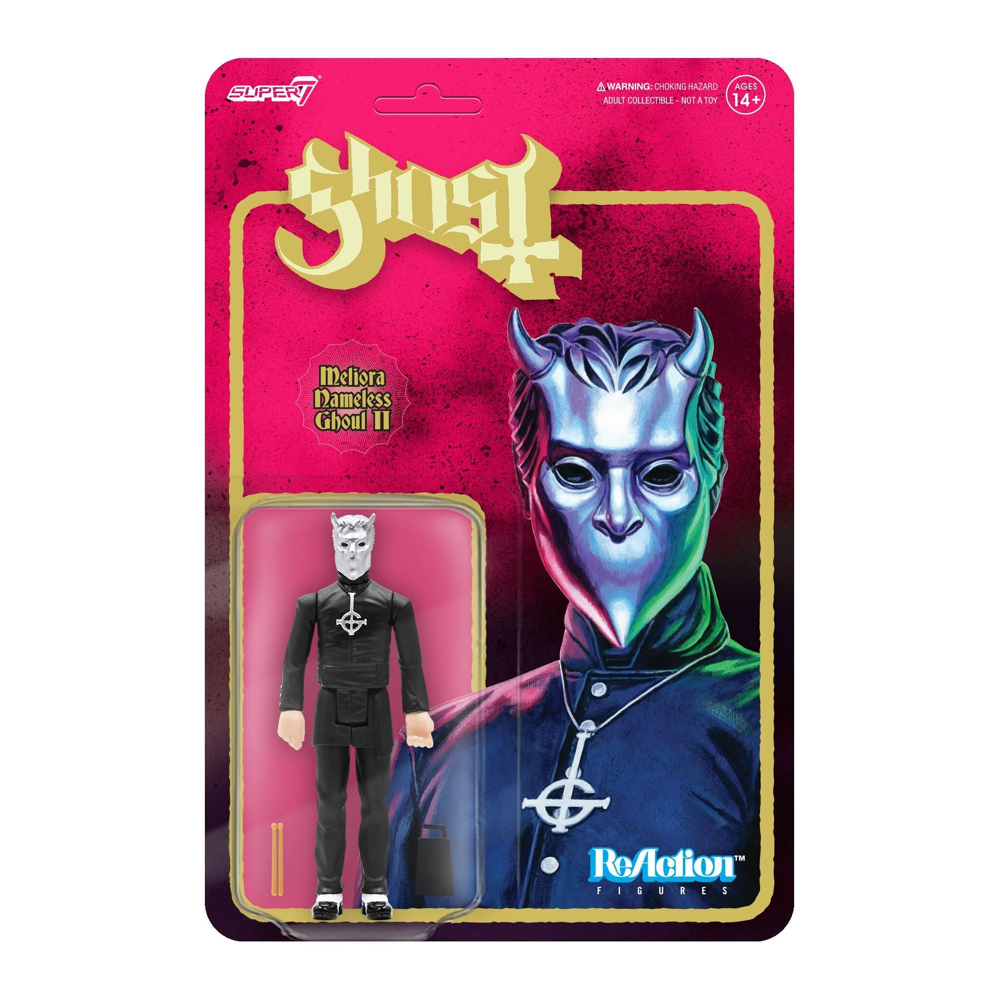 GHOST NAMELESS GHOULS REACTION FIGURE WAVE 2- MELIORA GHOUL (COWBELL & DRUMSTICKS) - Image 2