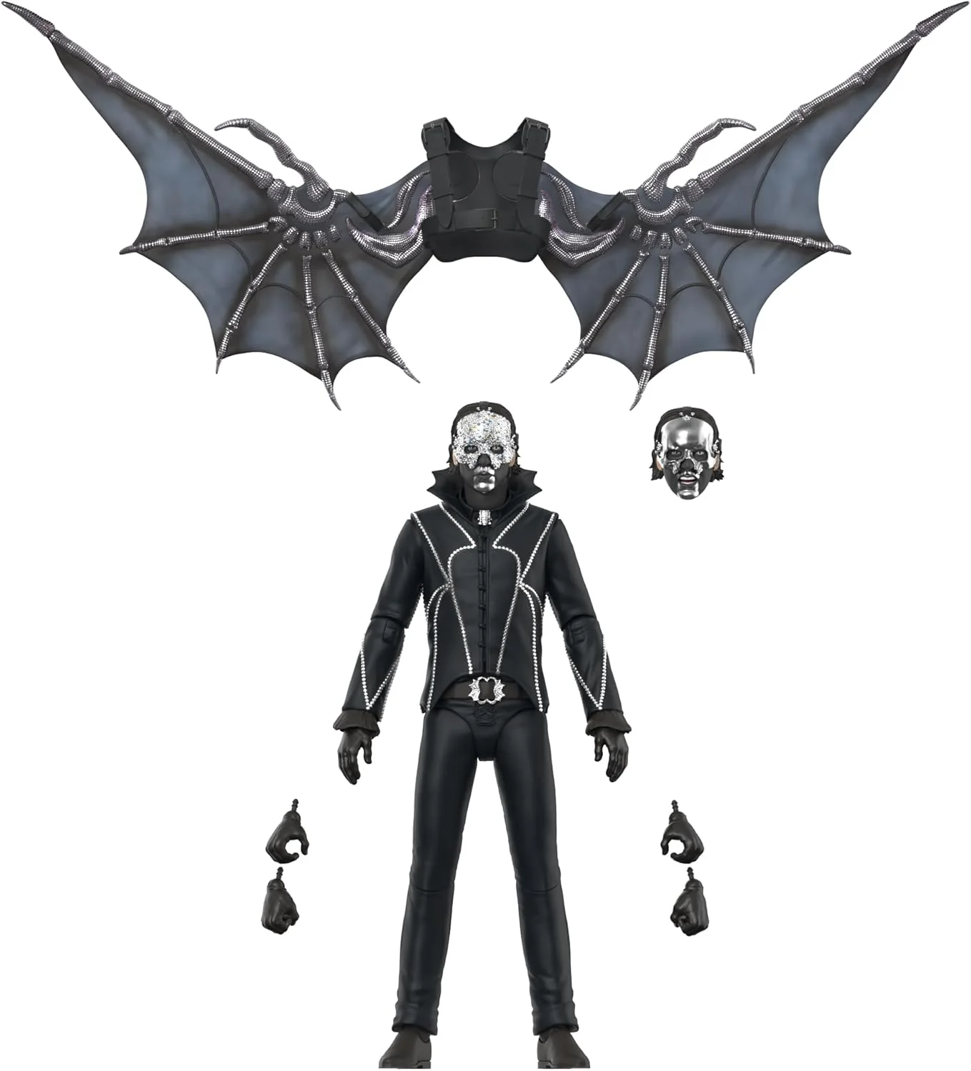 GHOST PAPA V PERPETUA (BAT WINGS) ULTIMATES! FIGURE + REVOLVER ALTERNATE BAT COVER ISSUE - Image 2