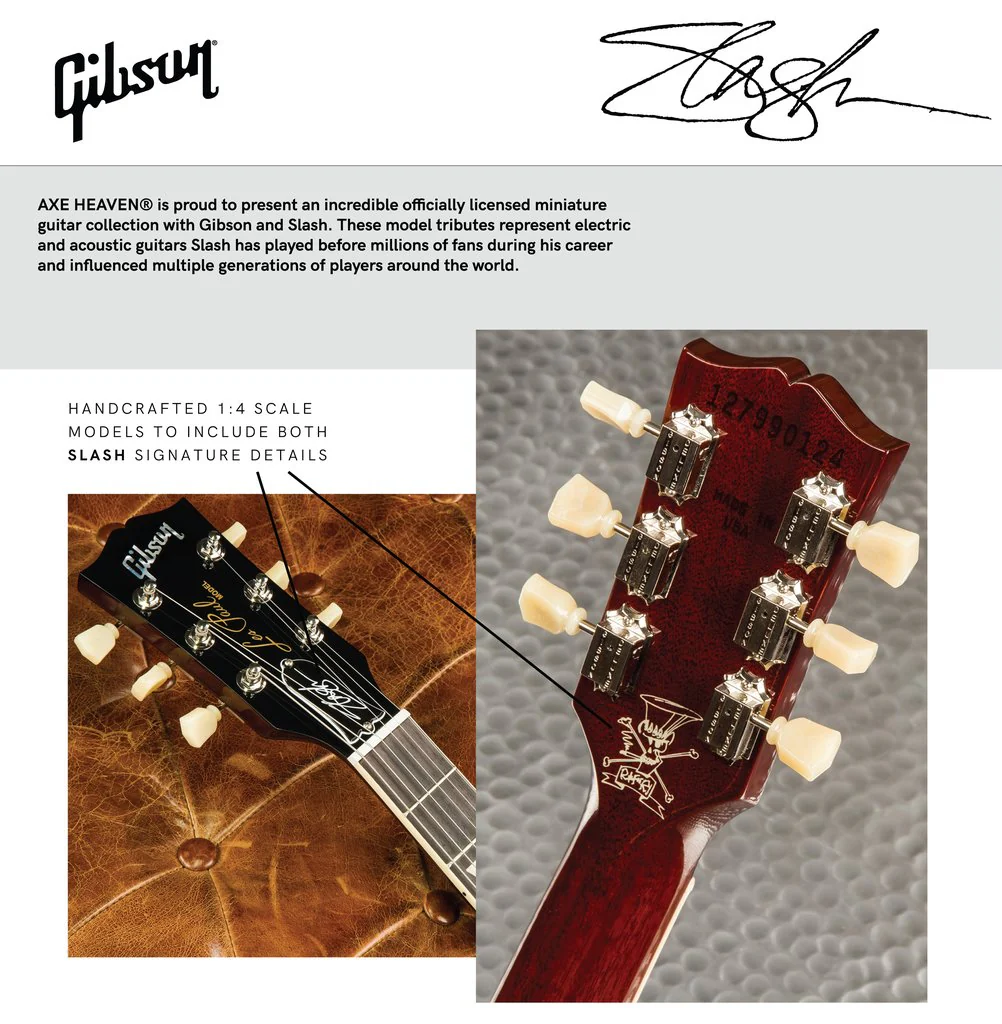 SLASH - GIBSON LES PAUL STANDARD APPETITE BURST MINI GUITAR - Image 3