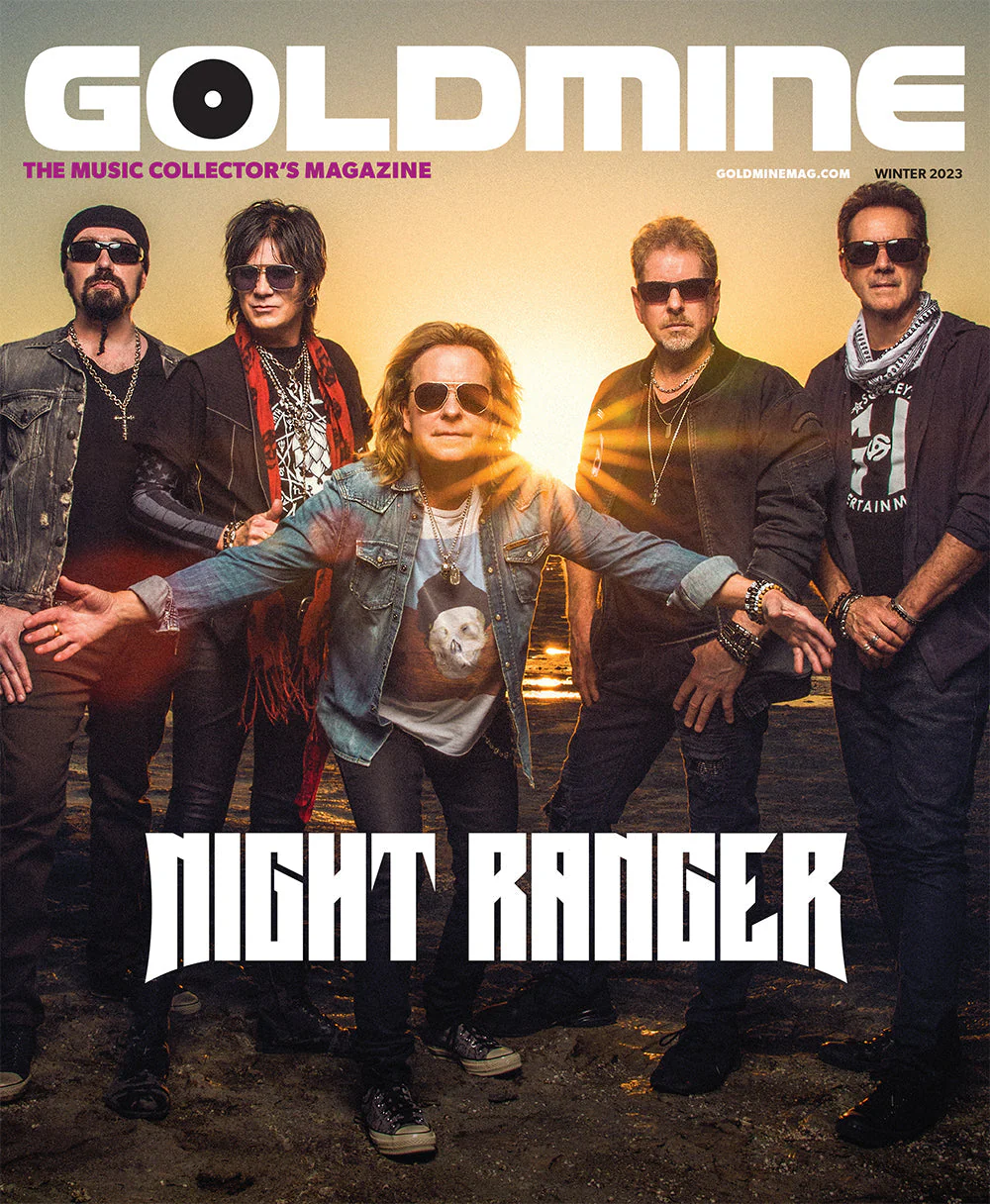 GOLDMINE MAGAZINE: WINTER 2023 ISSUE ALT COVER  FEATURING NIGHT RANGER - HAND-NUMBERED SLIPCASE + 8"x10" PHOTO PRINT - Image 2